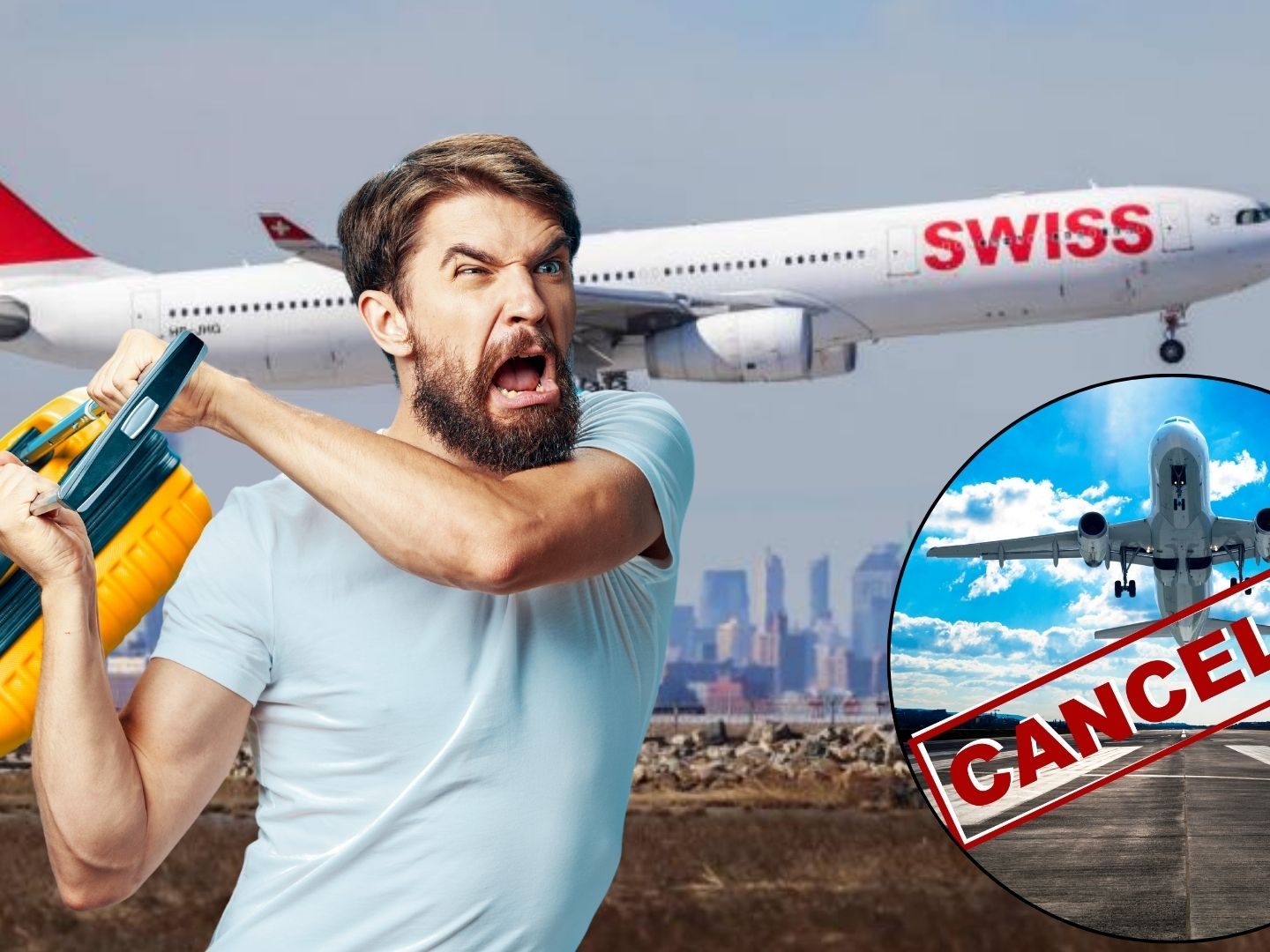 Swiss-Flieger kehrte wegen renitenten Passagiers um