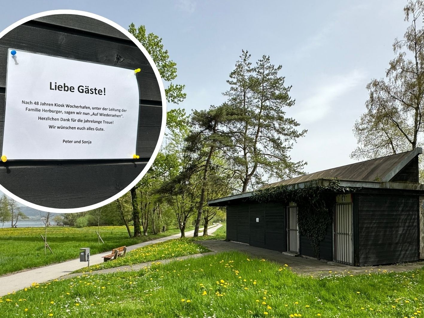 Wie geht es mit dem Kiosk am Wocherhafen weiter?