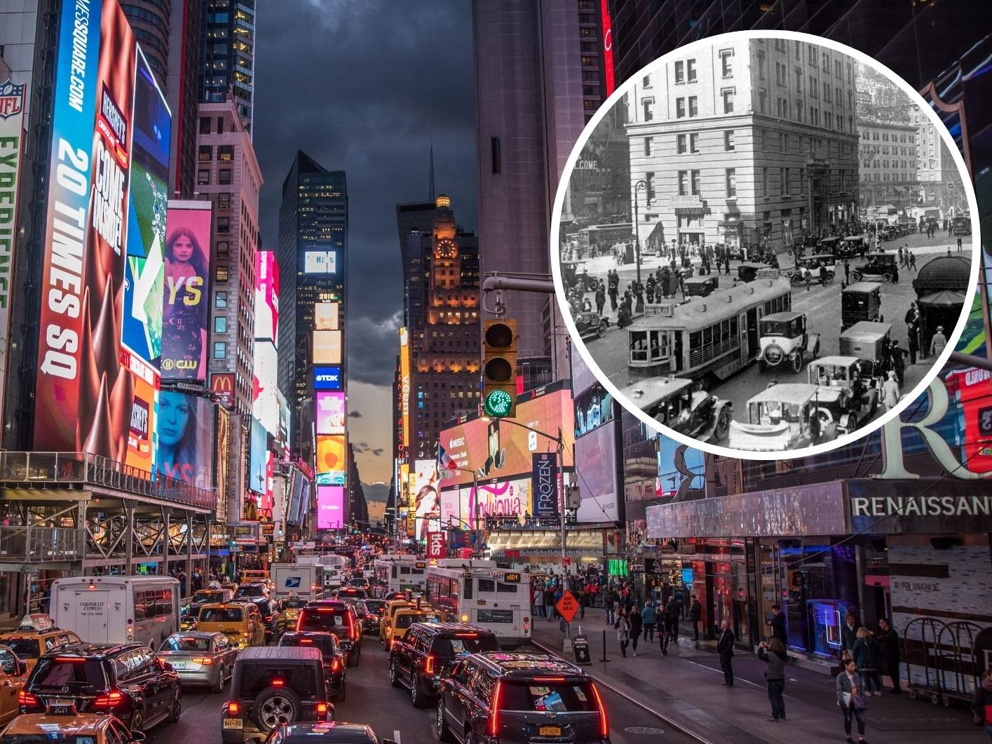 Der Times Square hat sich seit 1904 ziemlich verändert.