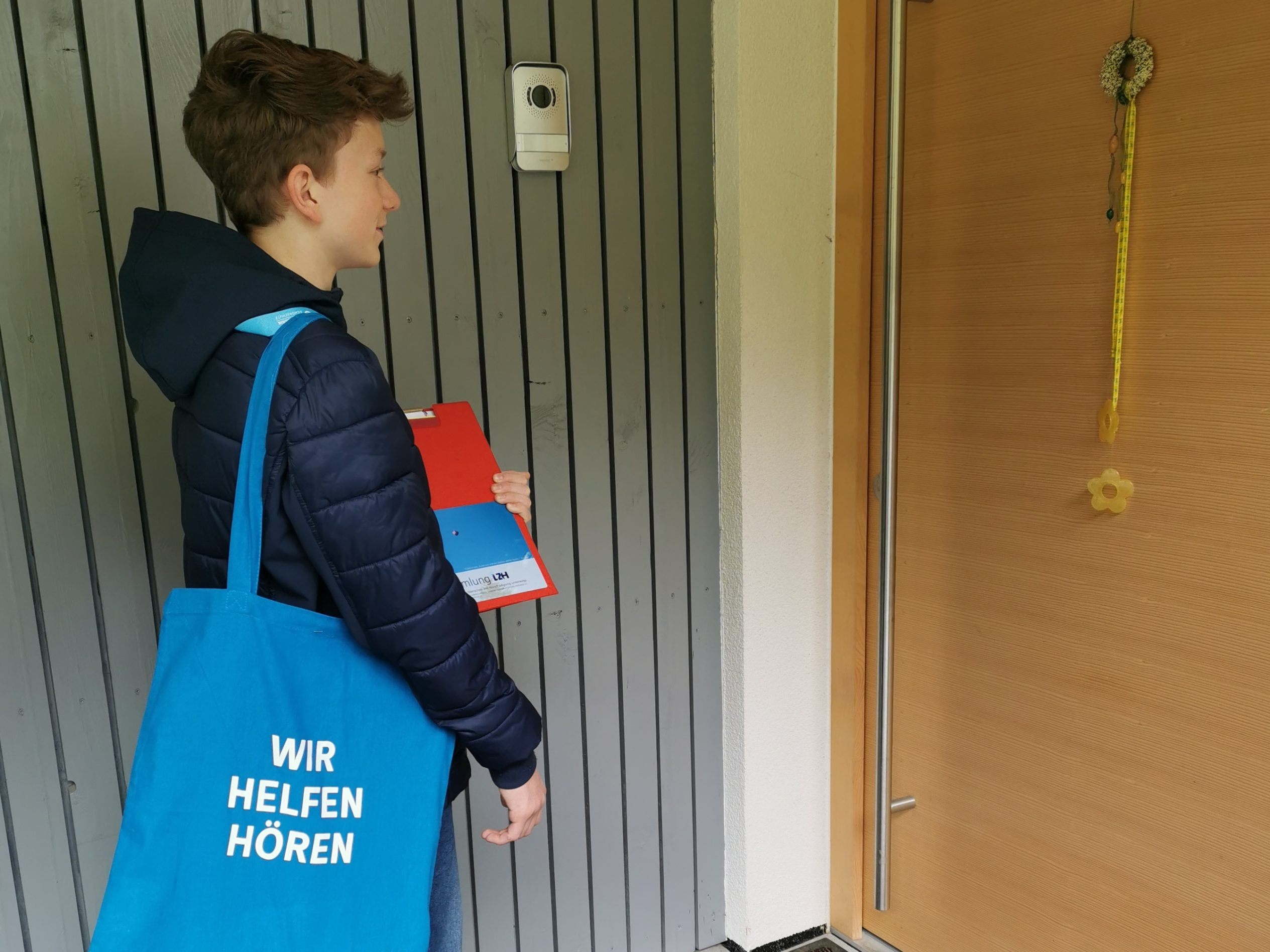 Simon Fischer ist heuer zum ersten Mal als Sammler für das LZH unterwegs.