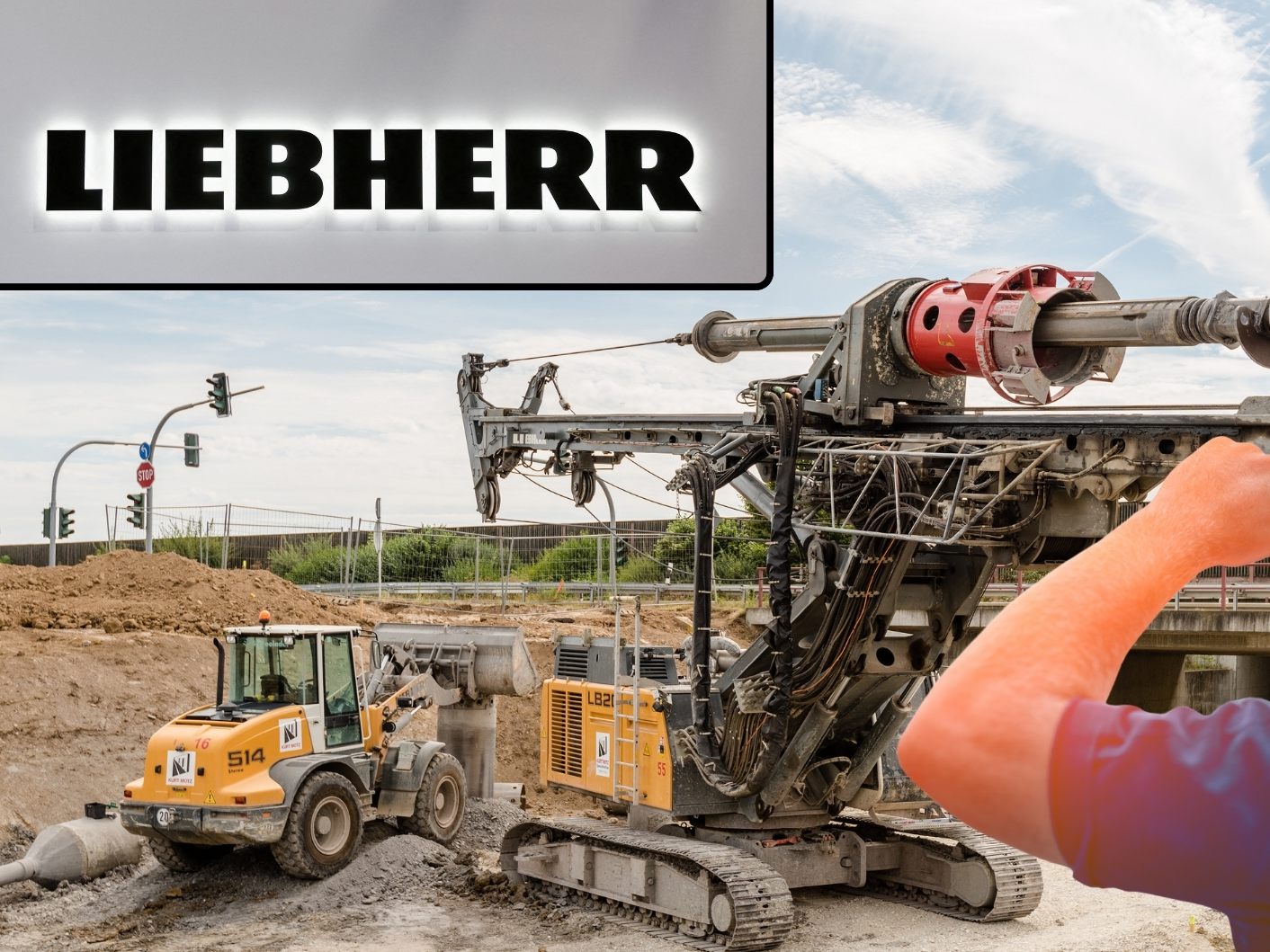 Eine Spezialmaschine von Liebherr (Symbolbild) Eine Spezialmaschine von Liebherr (Symbolbild)