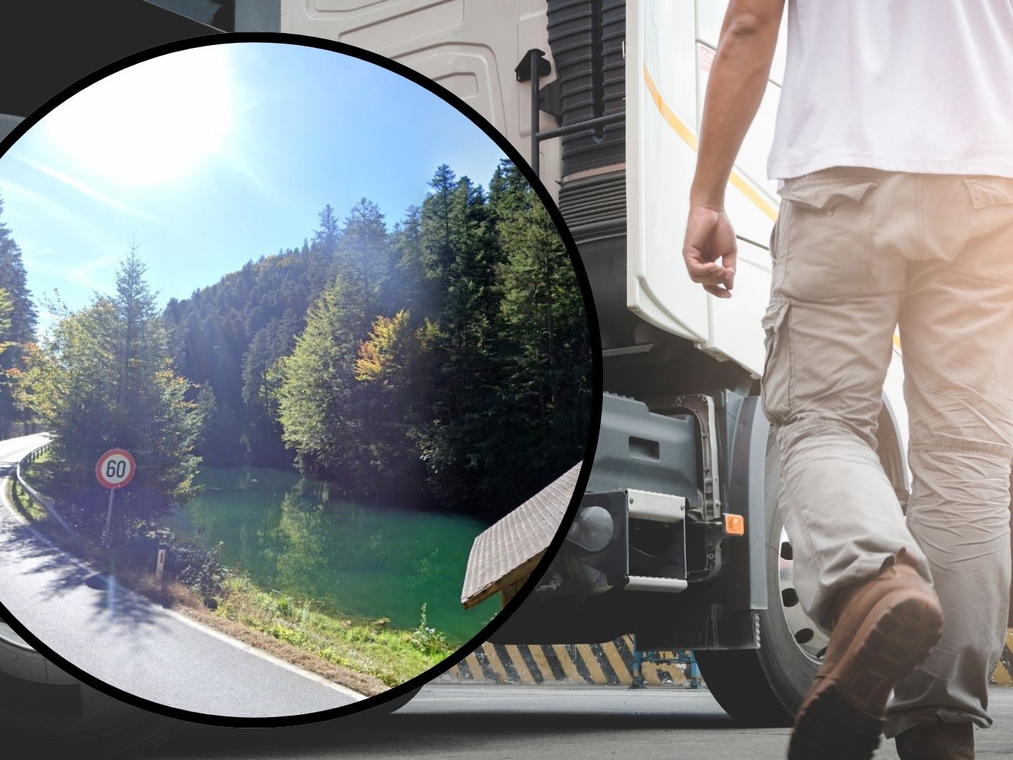Beim Schwarzen See wurde der Lkw gestoppt (Symbolbild) Beim Schwarzen See wurde der Lkw gestoppt (Symbolbild)
