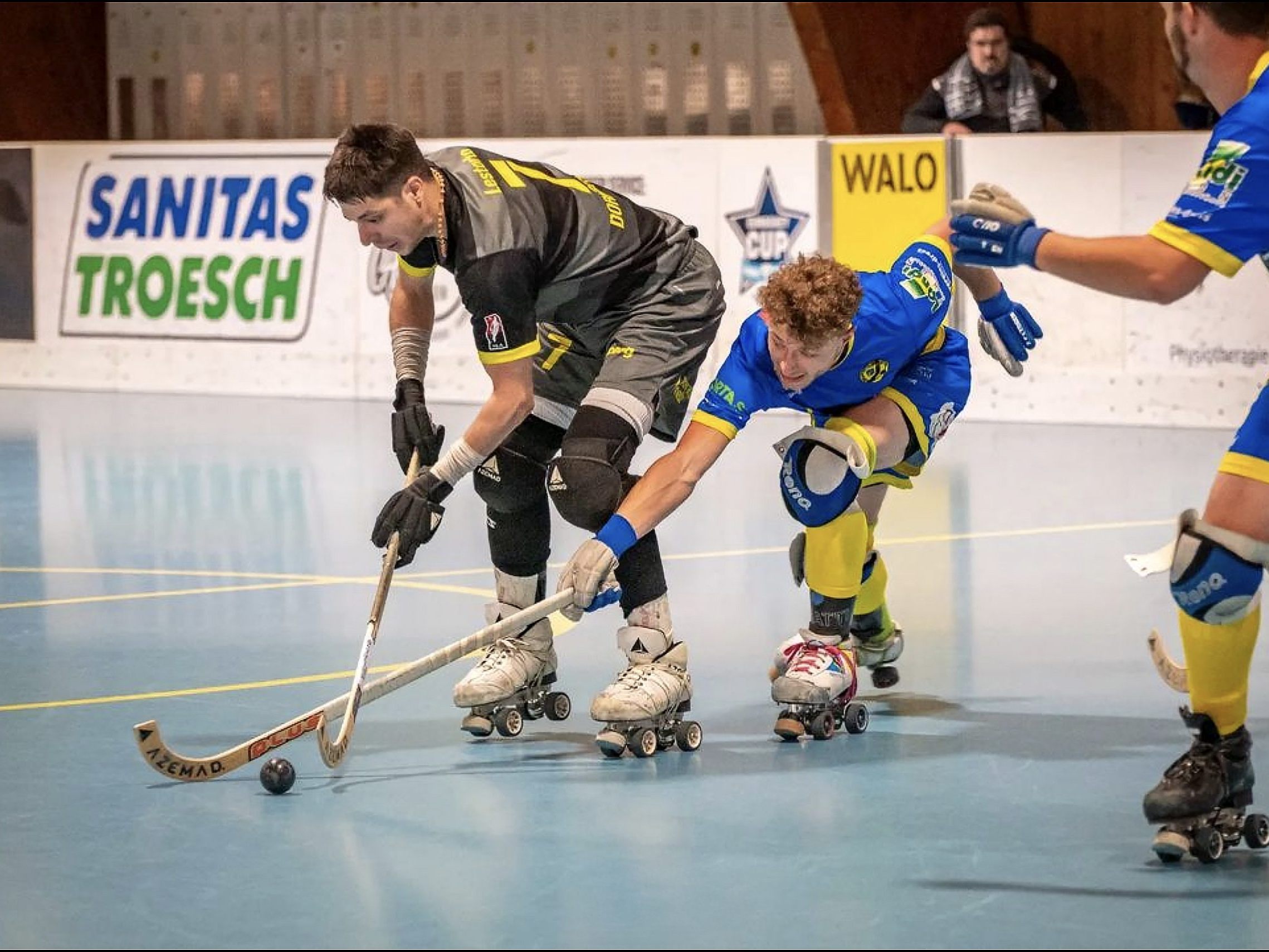 Das Publikum in der Grüeneblätzhalle sah ein nervenaufreibendes Spiel bis zur letzten Minute. Das Publikum in der Grüeneblätzhalle sah ein nervenaufreibendes Spiel bis zur letzten Minute.