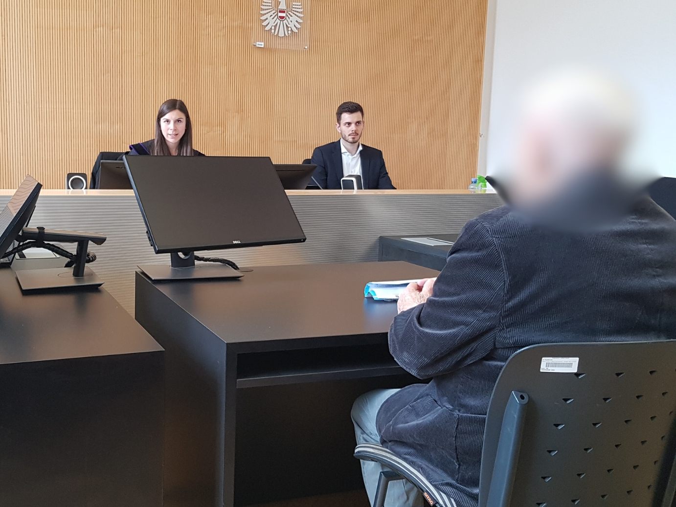 Der 84-Jährige am Mittwoch vor Gericht.