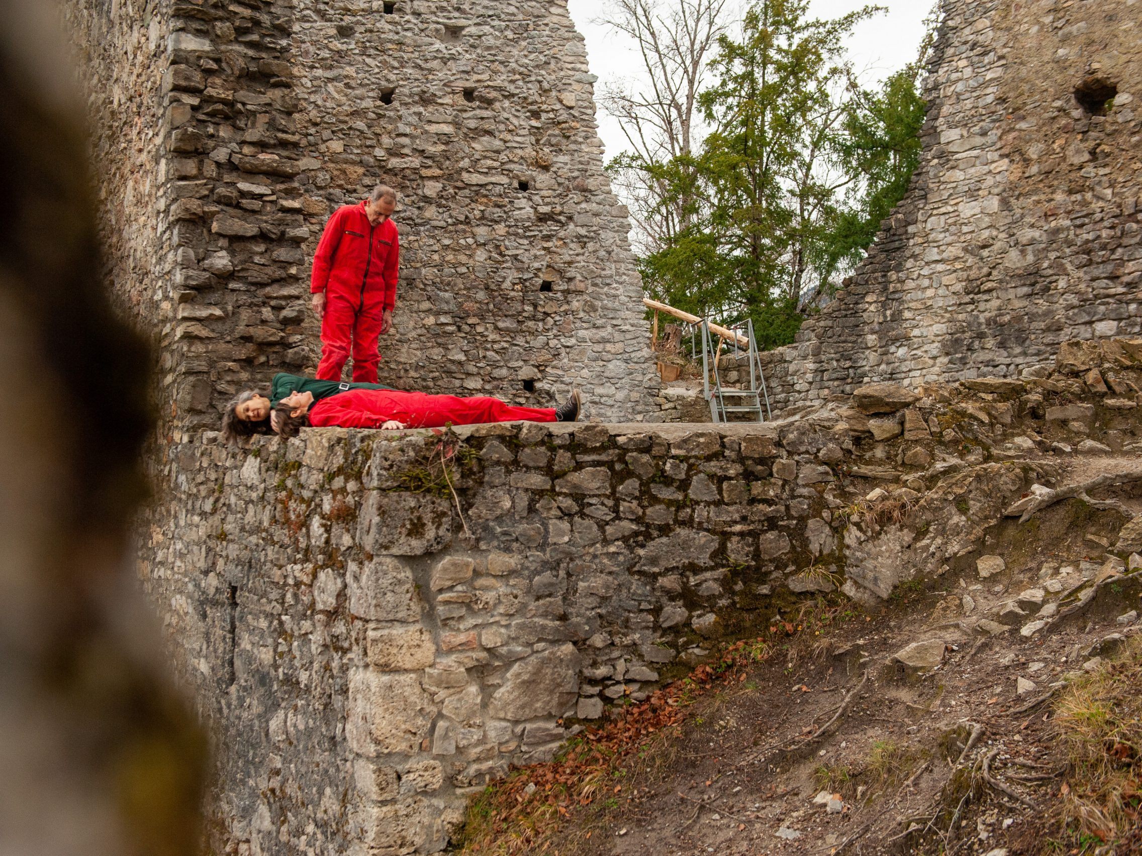 Tanz- und Video-Performance am Hohenemser Schlossberg