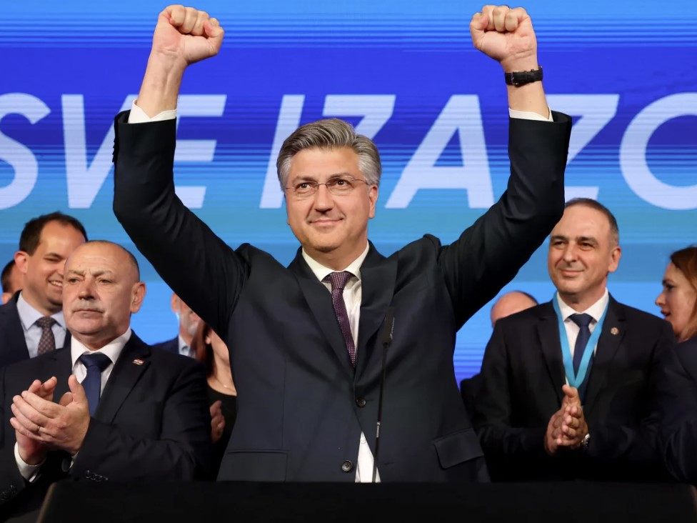 Das Ergebnis der Wahl in Kroatien