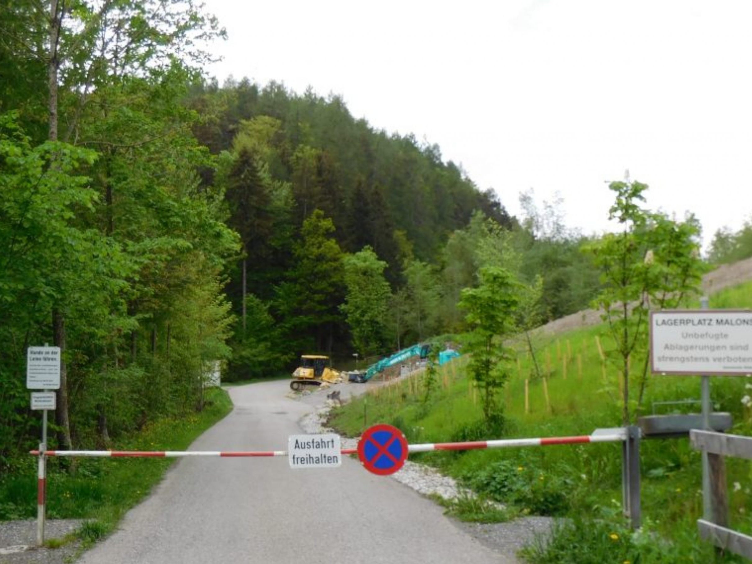 Bei der Aushubdeponie Malons sollte noch in diesem Jahr mit der Befüllung von Bodenaushub gestartet werden.