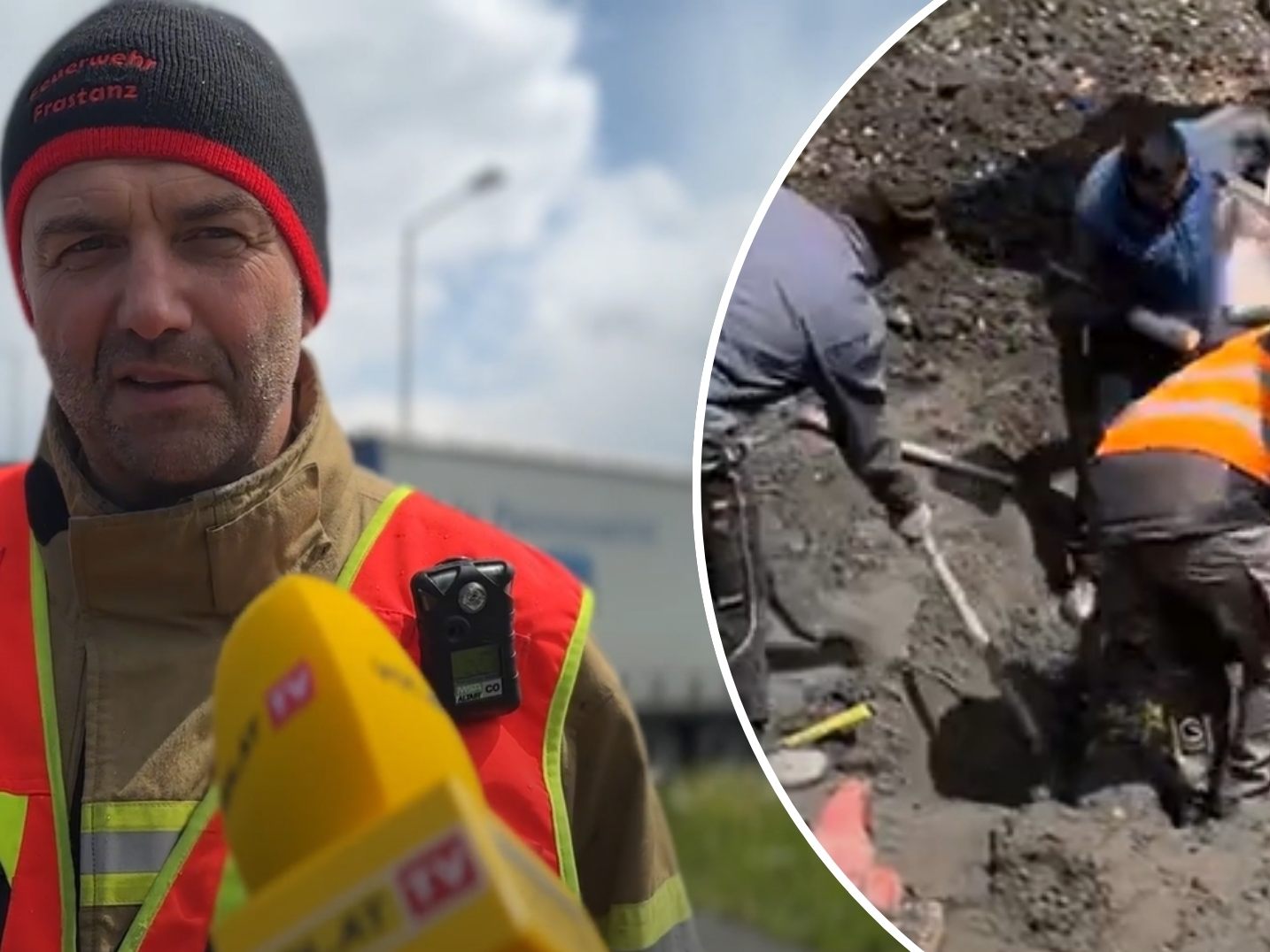 Feuerwehr-Einsatzleiter Klaus Malin im Gespräch mit VOL.AT. Feuerwehr-Einsatzleiter Klaus Malin im Gespräch mit VOL.AT.