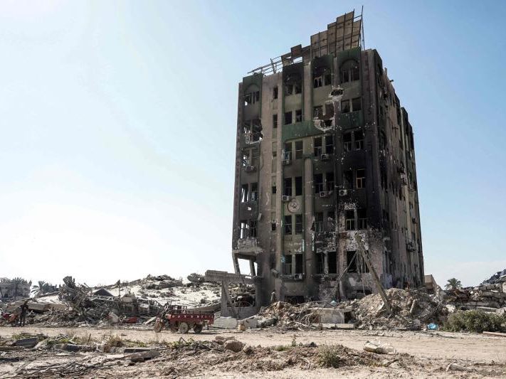 Die Kampfhandlungen im Gazastreifen haben ihre Spuren hinterlassen. Die Kampfhandlungen im Gazastreifen haben ihre Spuren hinterlassen.