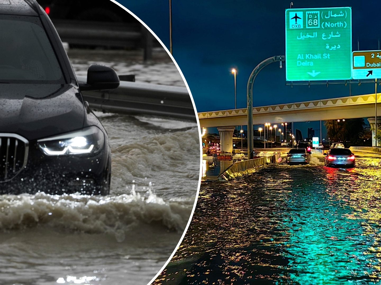 Heftige Unwetter sorgen für Chaos in Dubai. Heftige Unwetter sorgen für Chaos in Dubai.