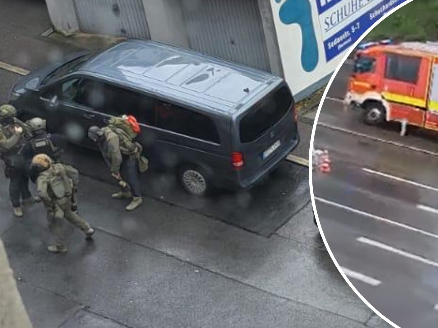 An einem Gymnasium in Wuppertal läuft aktuell ein Großeinsatz.