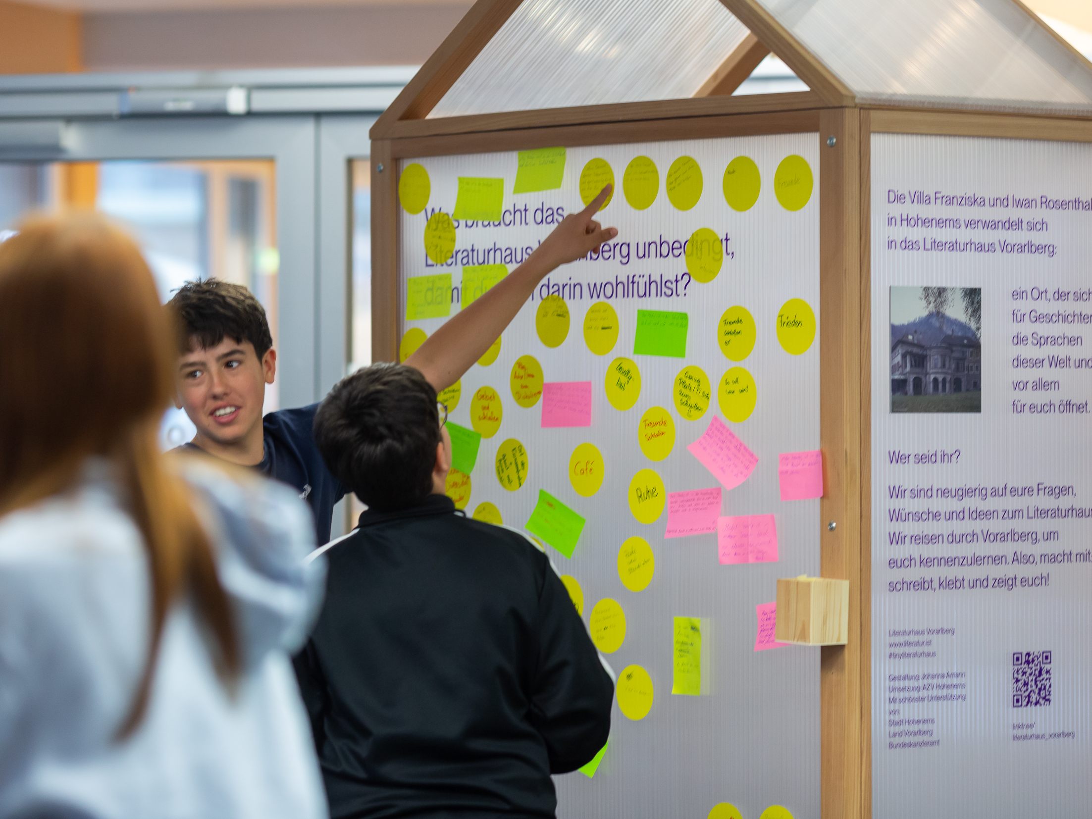 Schüler brachten sich mit innovativen Ideen ein.