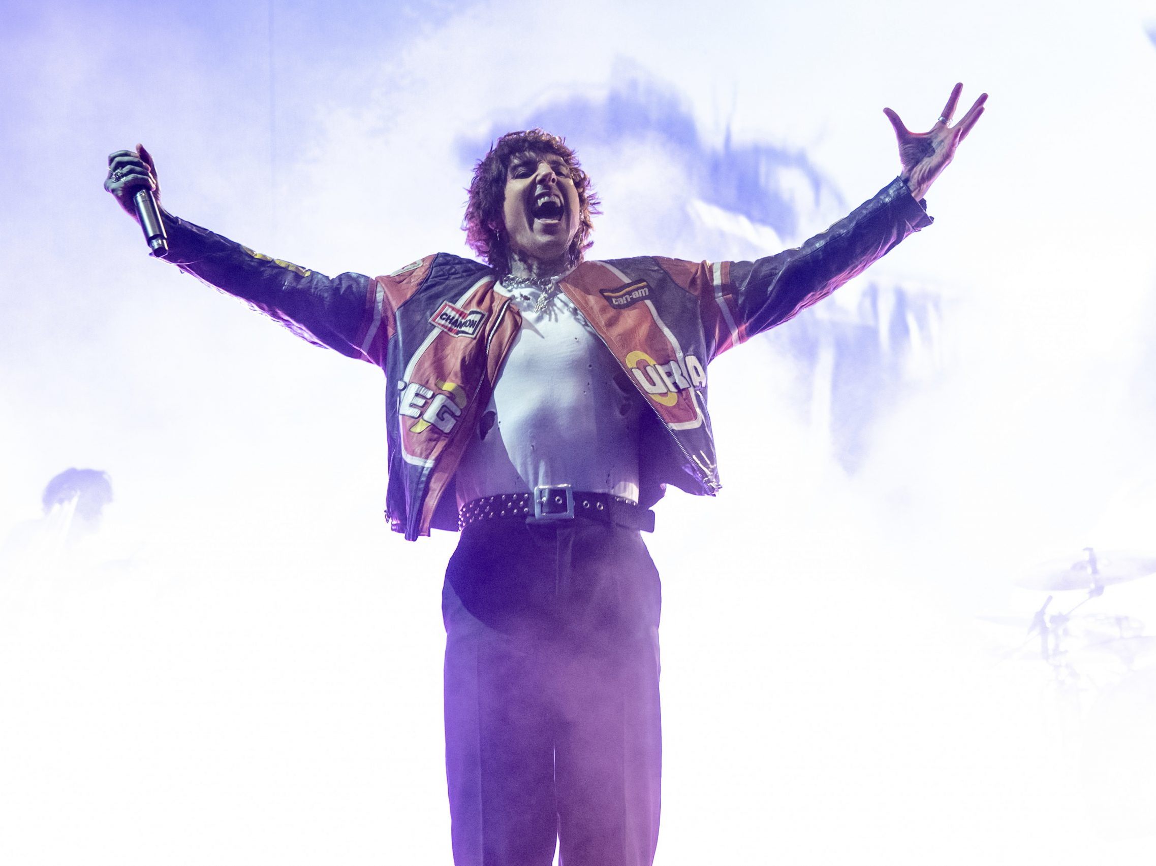 Frontman Oli Sykes während einer Performance in Kentucky (USA)