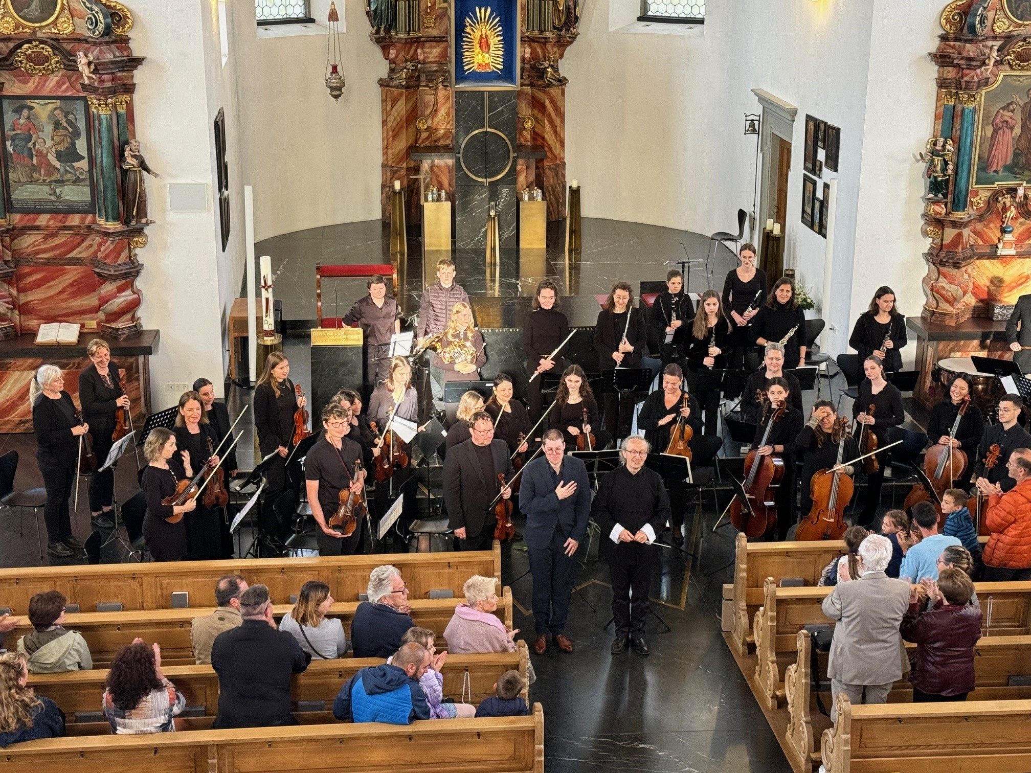 Die Sinfonietta Lustenau gastierte in der Basilika Maria Bildstein. Die Sinfonietta Lustenau gastierte in der Basilika Maria Bildstein.