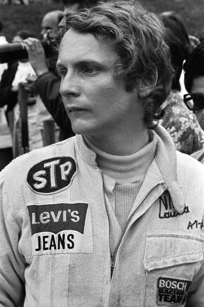 Niki Lauda in Rouen (Frankreich).