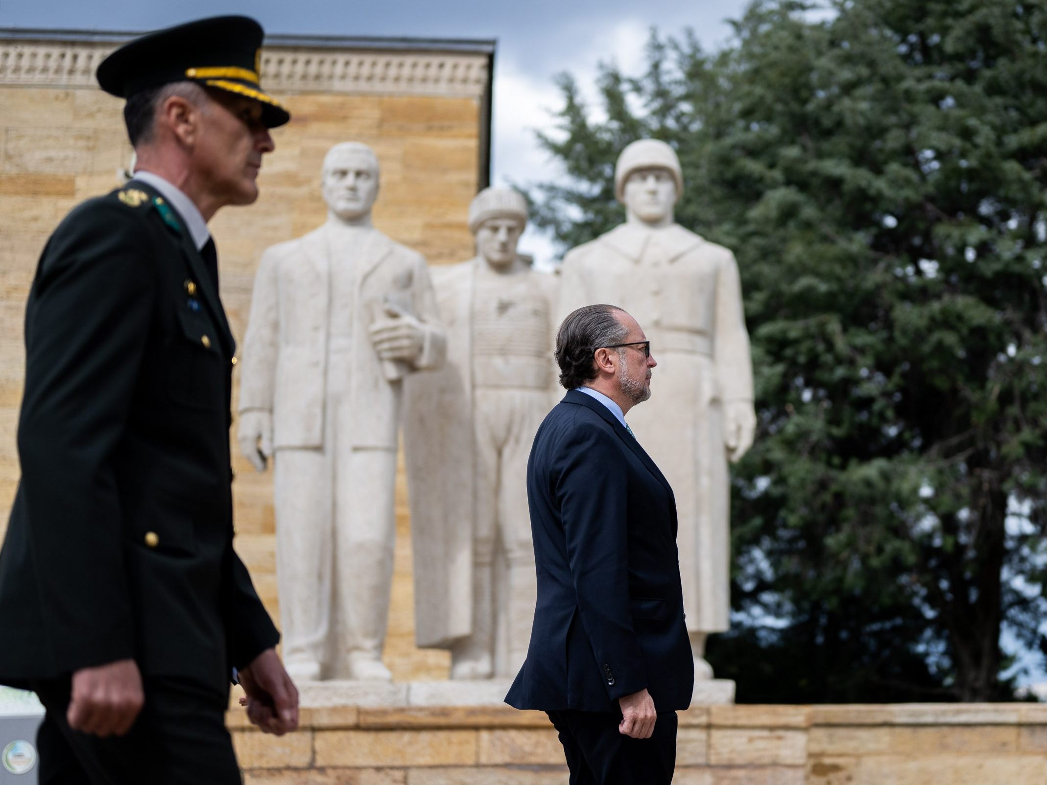 Außenminister Schallenberg besuchte das Atatürk-Mausoleum. Außenminister Schallenberg besuchte das Atatürk-Mausoleum.
