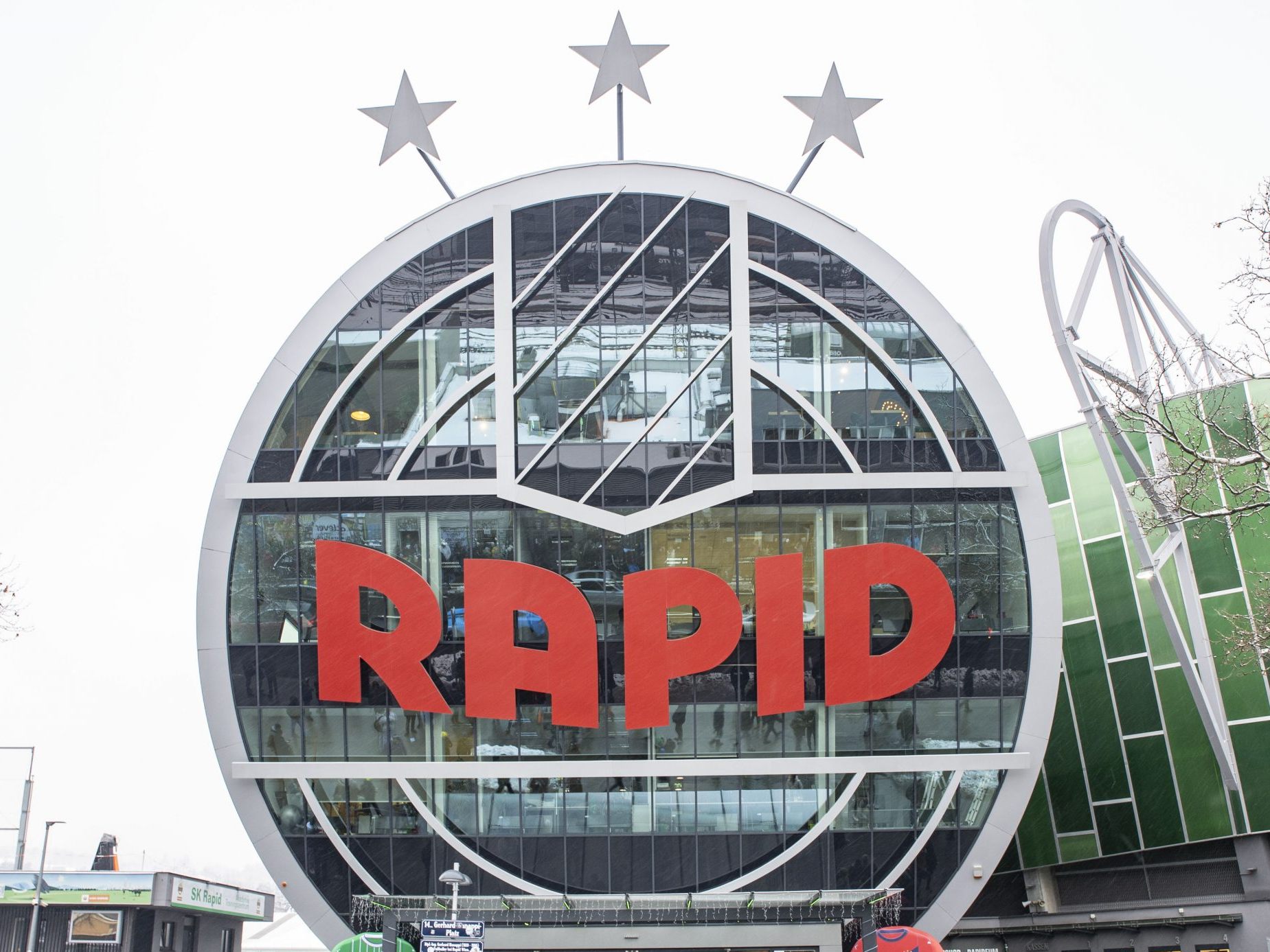 Rapid spielt gegen den AC Milan.