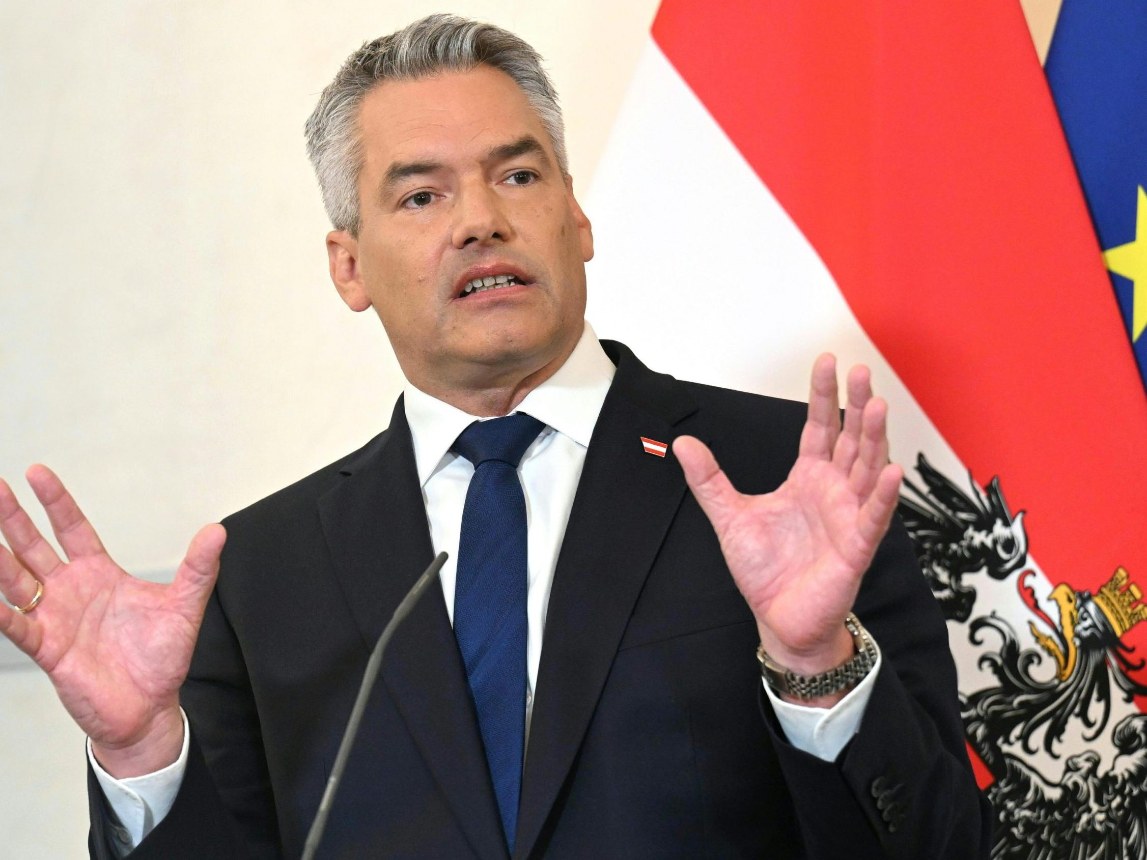 Nehammer ruft zum Wählen auf.