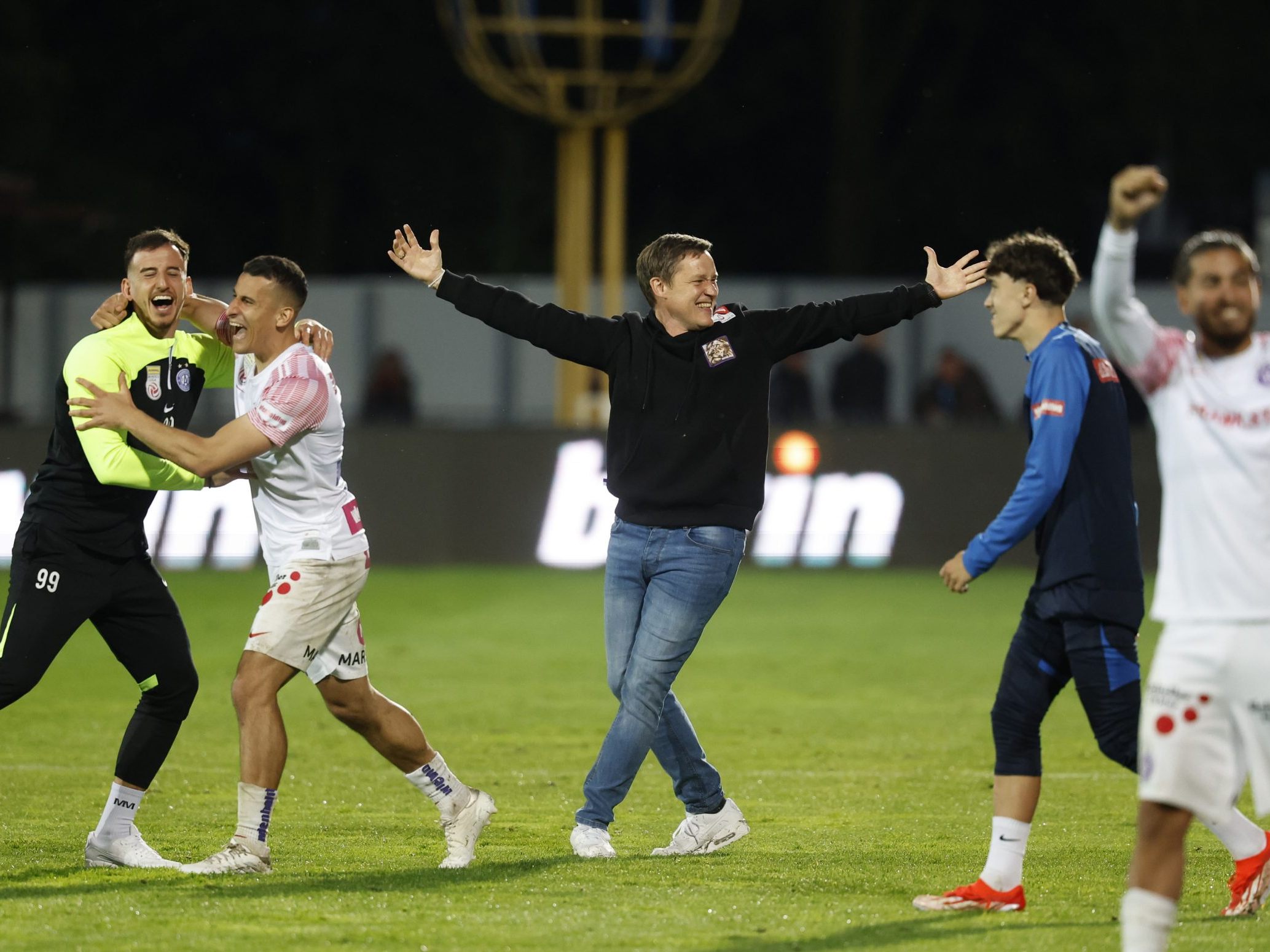 Die "Veilchen" sicherten sich in den Play-off-Spielen gegen Hartberg den letzten Europacup-Platz.