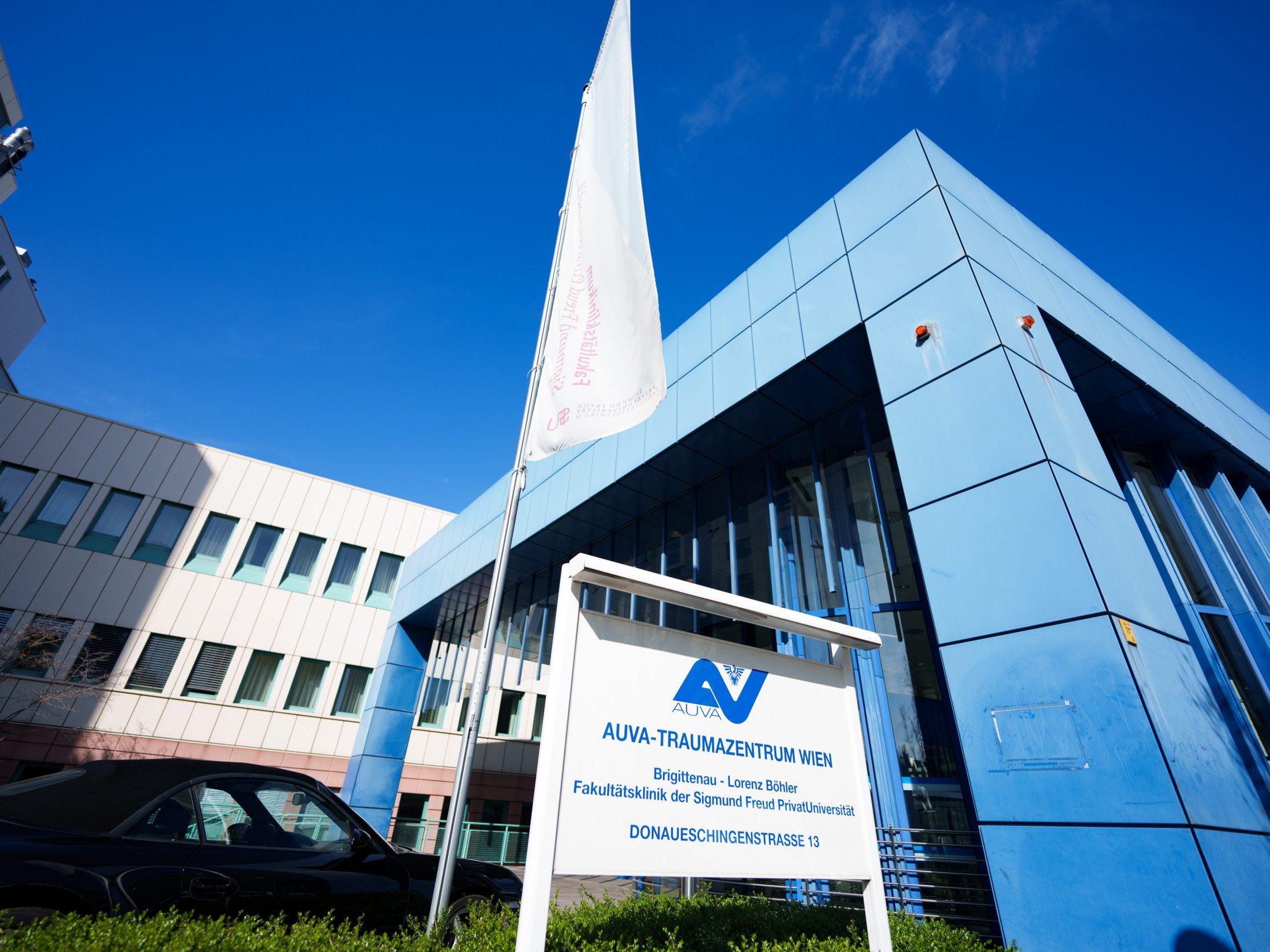 Das Vergabeverfahren für den neuen Modul-Trakt beim Lorenz-Böhler-Spital läuft.