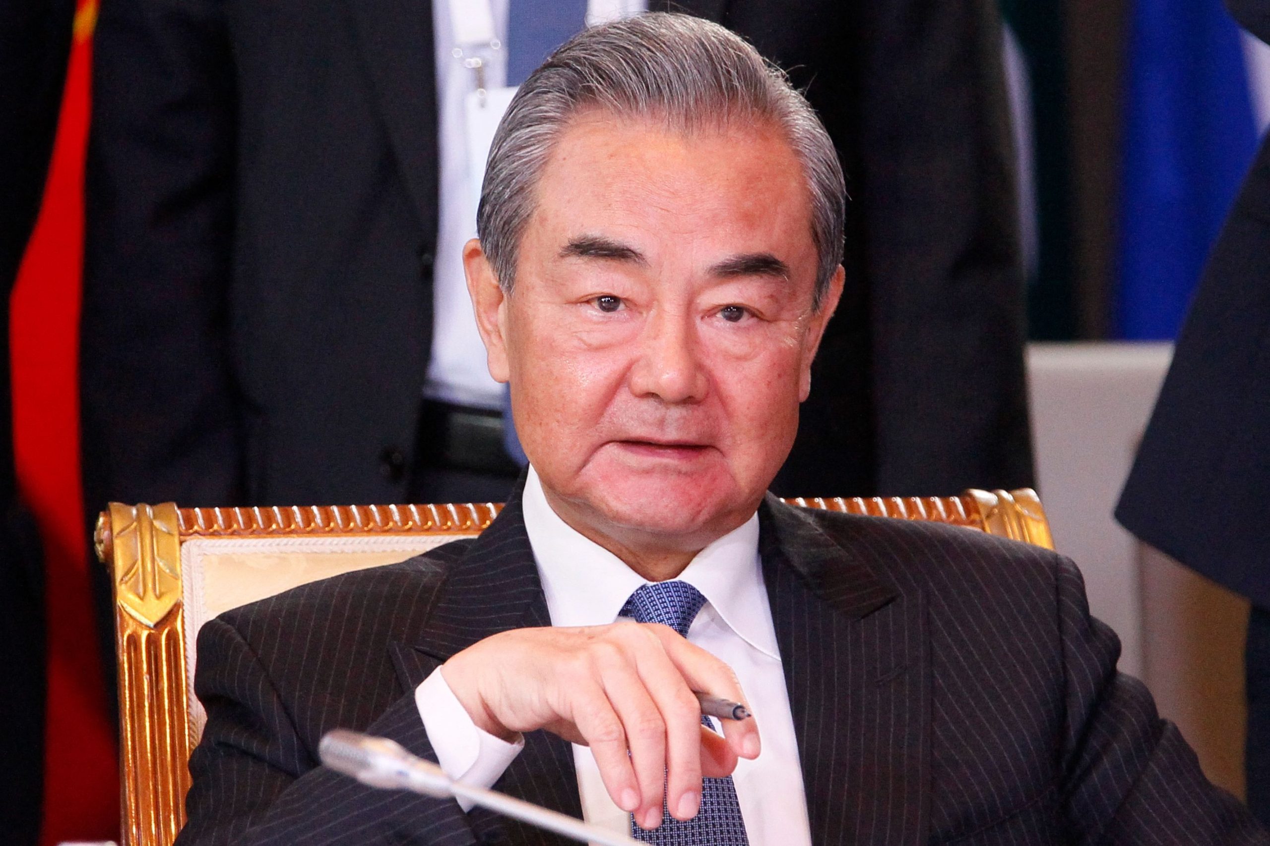 Der chinesische Außenminister Wang Yi Der chinesische Außenminister Wang Yi