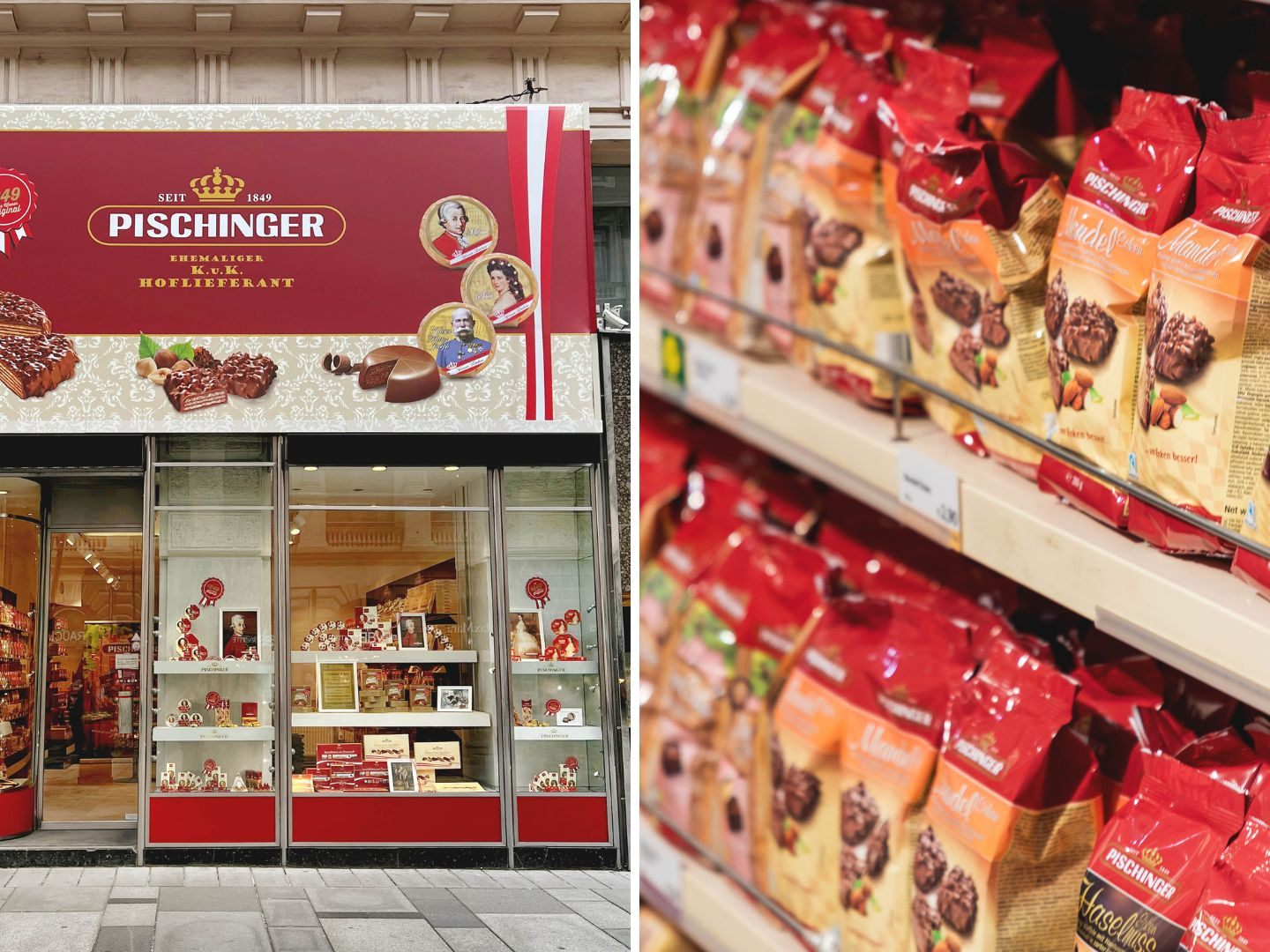 Zum "Geburtstag" eröffnete der erste Pischinger-Shop am Graben.