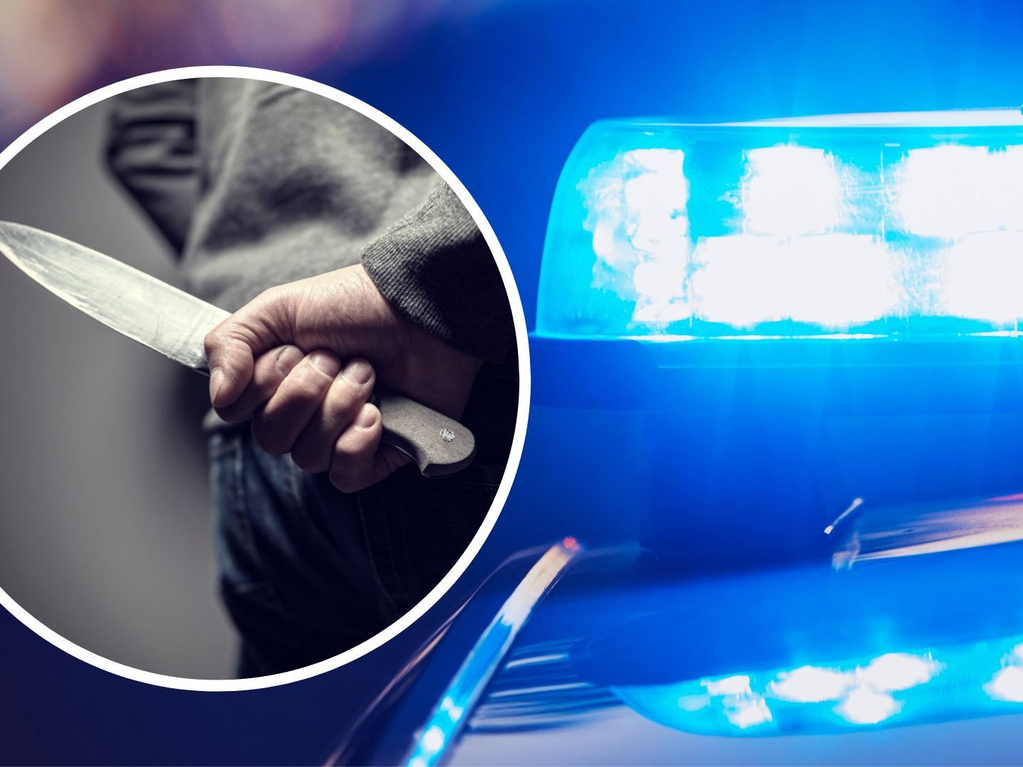 Polizeieinsatz nach Messerdrohung in Wien-Ottakring. Polizeieinsatz nach Messerdrohung in Wien-Ottakring.