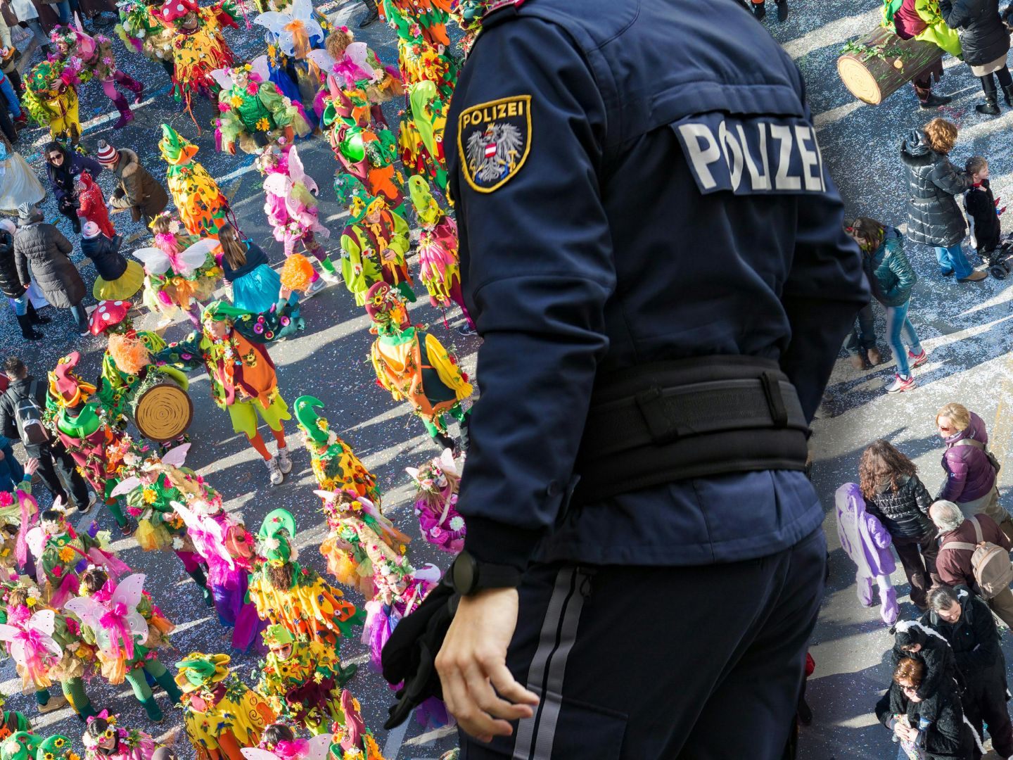 Bei einem Faschiungsumzug in Mödling im Februar kam es ebenfalls zu dem rassistischen Gegröle.