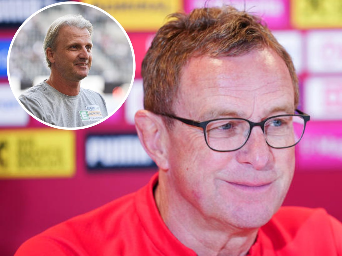 Die Liga-Trainer sind über den Verbleib von Teamchef Rangnick erfreut. Die Liga-Trainer sind über den Verbleib von Teamchef Rangnick erfreut.