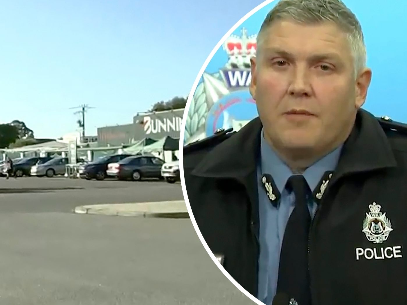 16-Jähriger stach einen Mann in den Rücken, die Polizei von Perth erschoss den Angreifer auf einem Parkplatz (Bild).