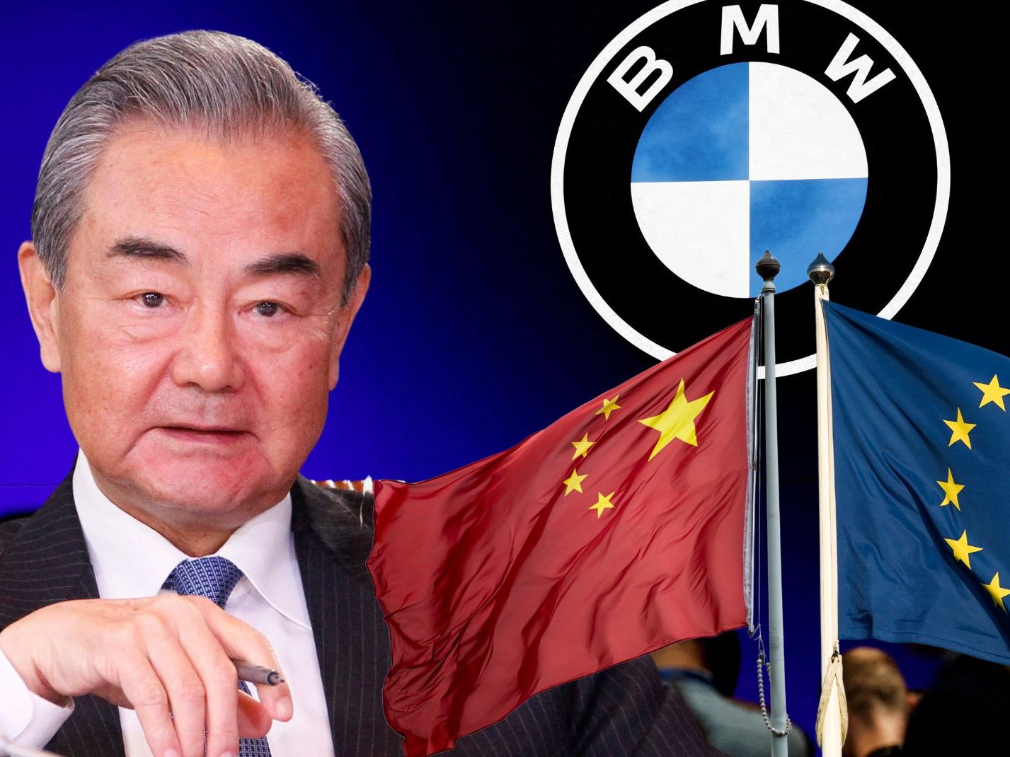 Der Autohersteller BMW könnte von höheren Zöllen auf Fahrzeuge aus der EU in China betroffen sein. Diese Maßnahme wäre eine Reaktion auf die kürzlich erhöhten Zölle der USA auf chinesische Elektroautos. Der Autohersteller BMW könnte von höheren Zöllen auf Fahrzeuge aus der EU in China betroffen sein. Diese Maßnahme wäre eine Reaktion auf die kürzlich erhöhten Zölle der USA auf chinesische Elektroautos.