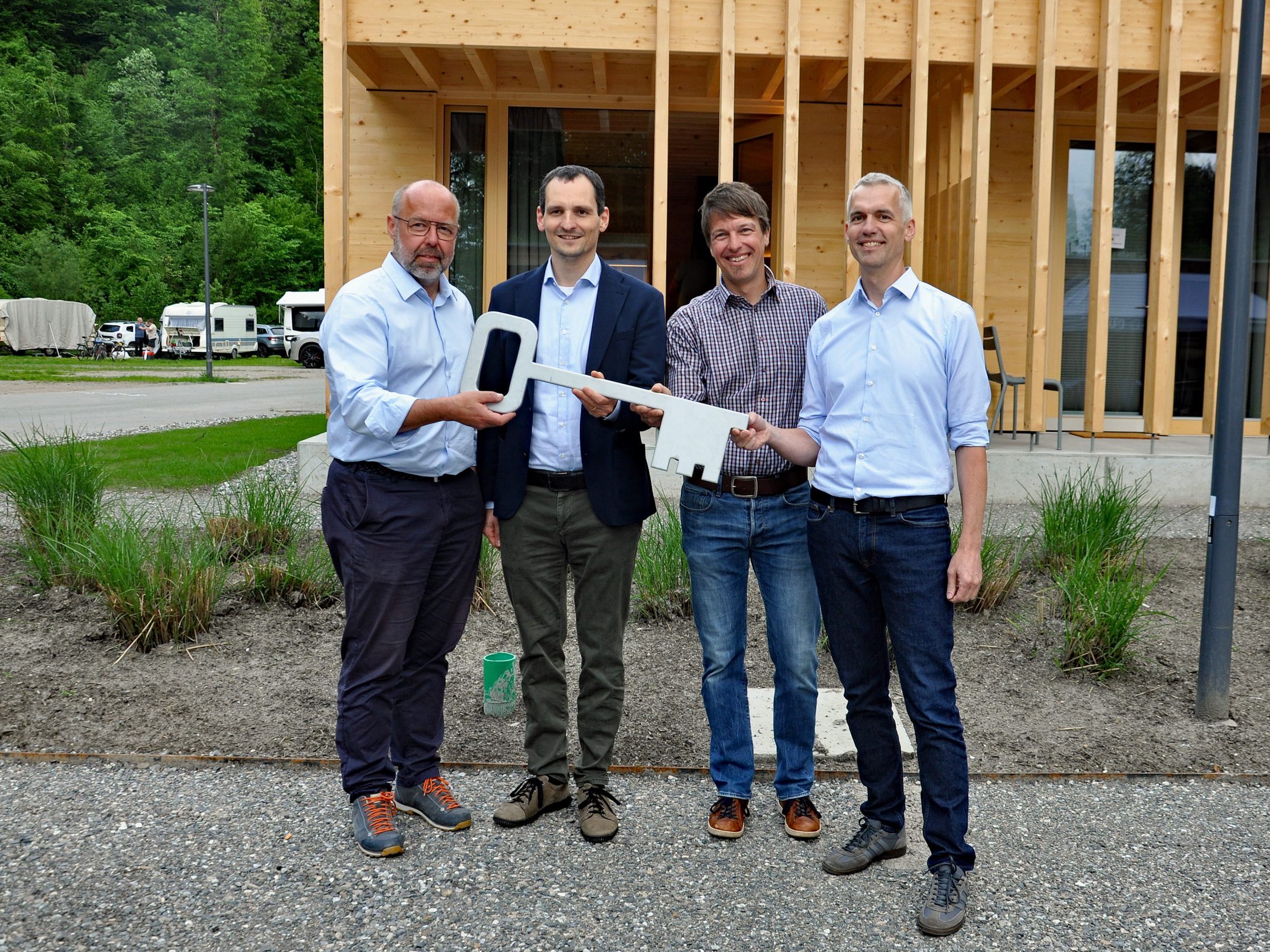 Mit der Schlüsselübergabe wurden die neuen Apartments offiziell eröffnet. Mit der Schlüsselübergabe wurden die neuen Apartments offiziell eröffnet.