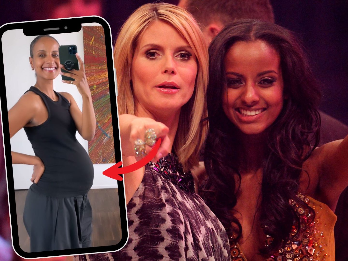 Siegerin aus GNTM 2009 Sara Nuru teilt zweite Schwangerschaft mit