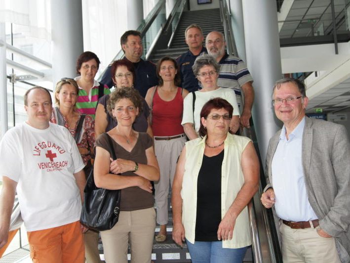 Elternlotsen aus Altach beim Besuch im VMH. Elternlotsen aus Altach beim Besuch im VMH.