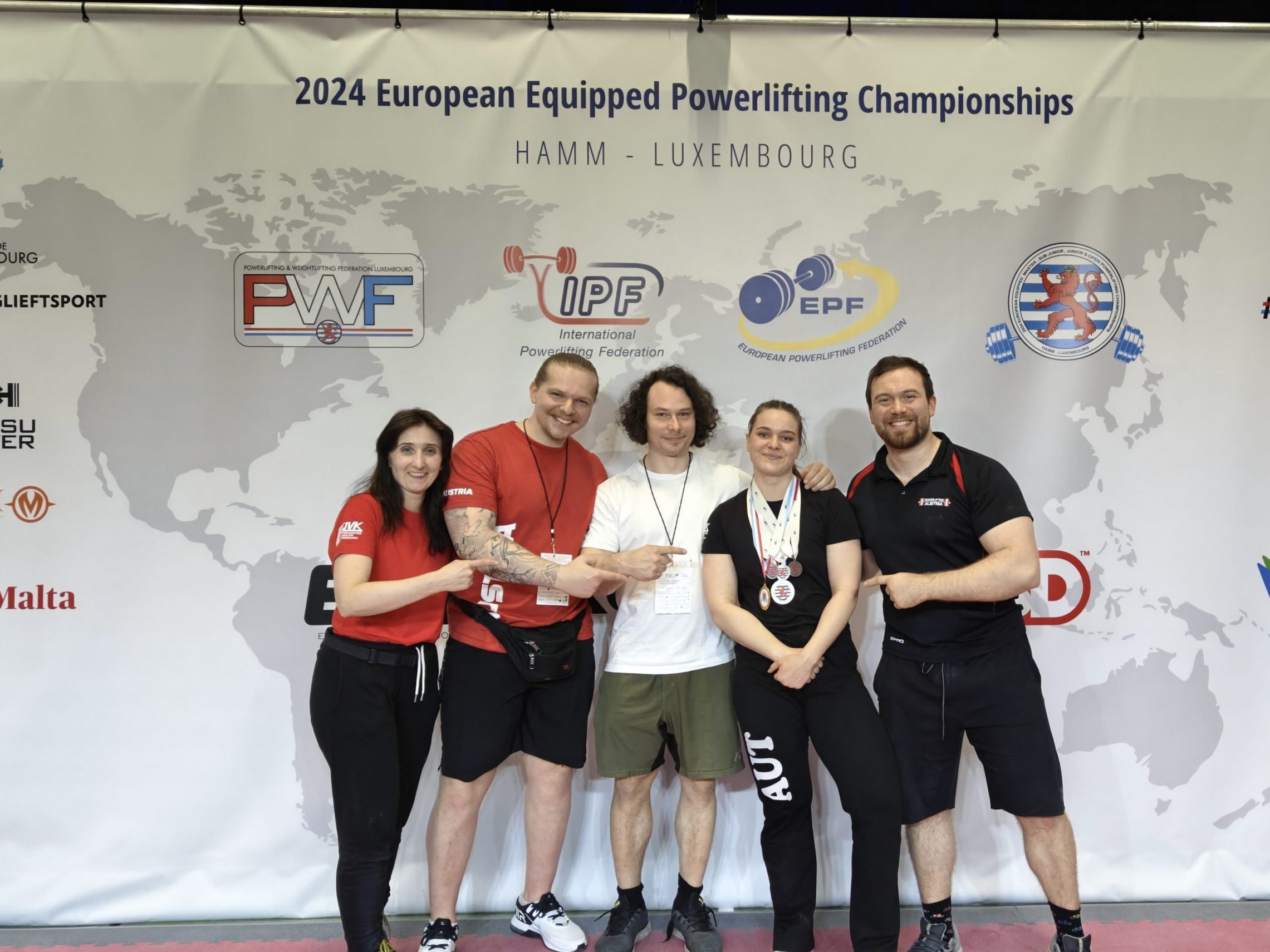 Melissa Engel, Kevin Wiethoff, Andreas Jandorek, Paula Nitz und Dominic Wetekam.