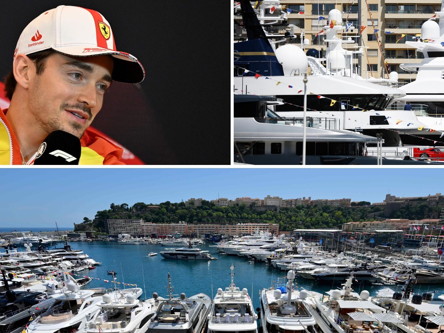 Charles Leclerc zeigt sich bei der Pressekonferenz vor dem Rennen gelassen Charles Leclerc zeigt sich bei der Pressekonferenz vor dem Rennen gelassen