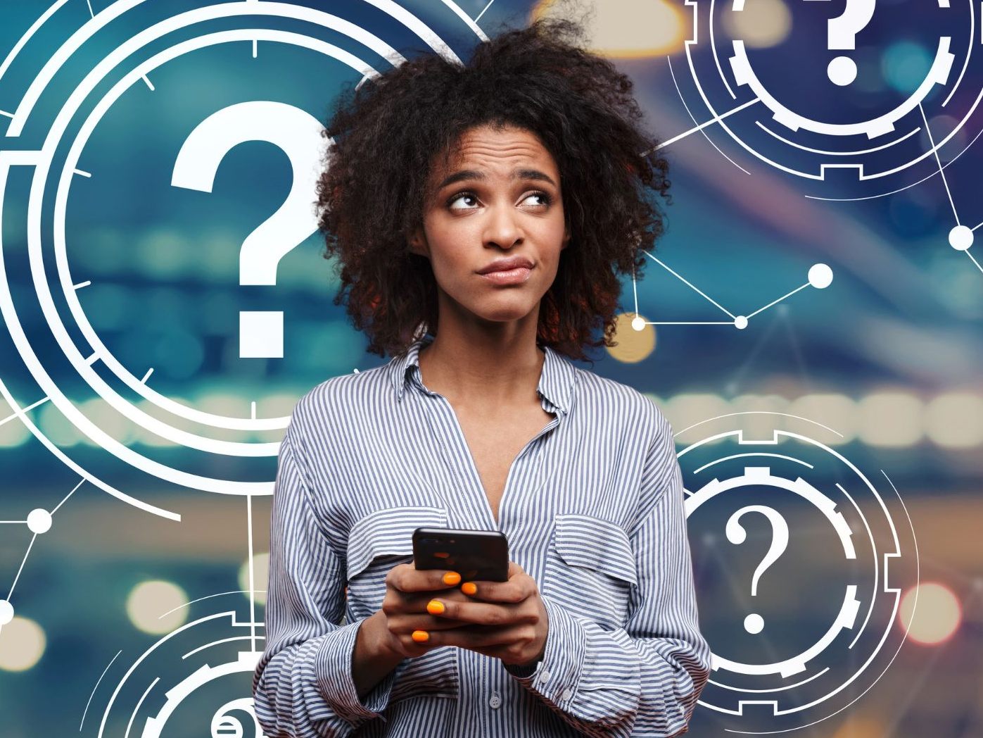 US-Influencerin und Gen Z-Frau versteht Millenial-Texte nicht.