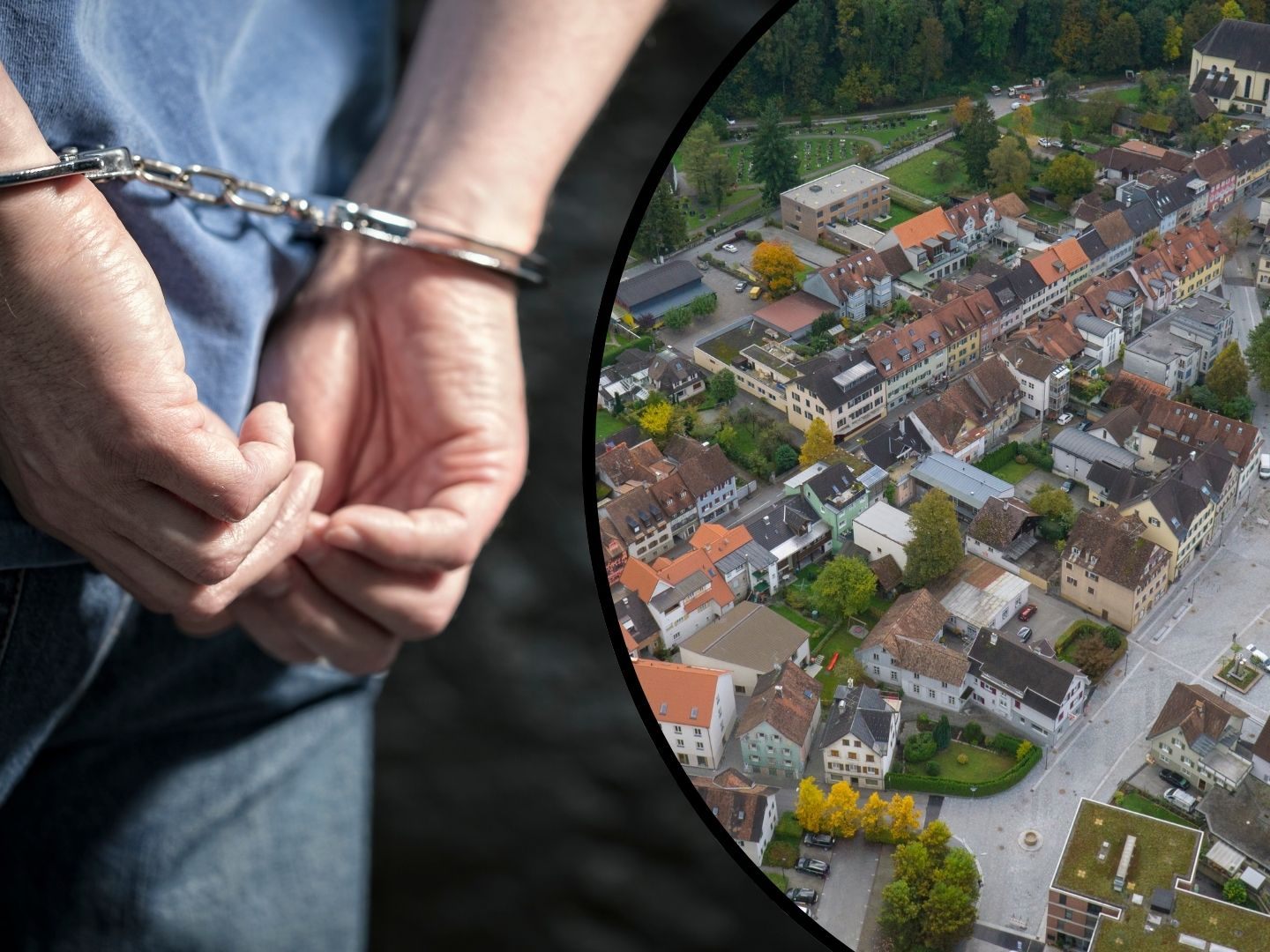 Ein Mann wurde in Hohenems festgenommen, nachdem er seine Frau bedroht und anschließend vor den Polizisten geflüchtet war.