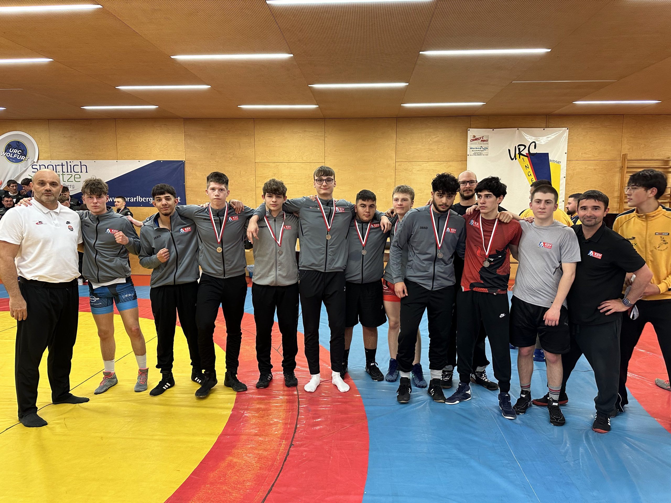 Der KSV Götzis bei der U20-Landesmeisterschaft in Wolfurt.
