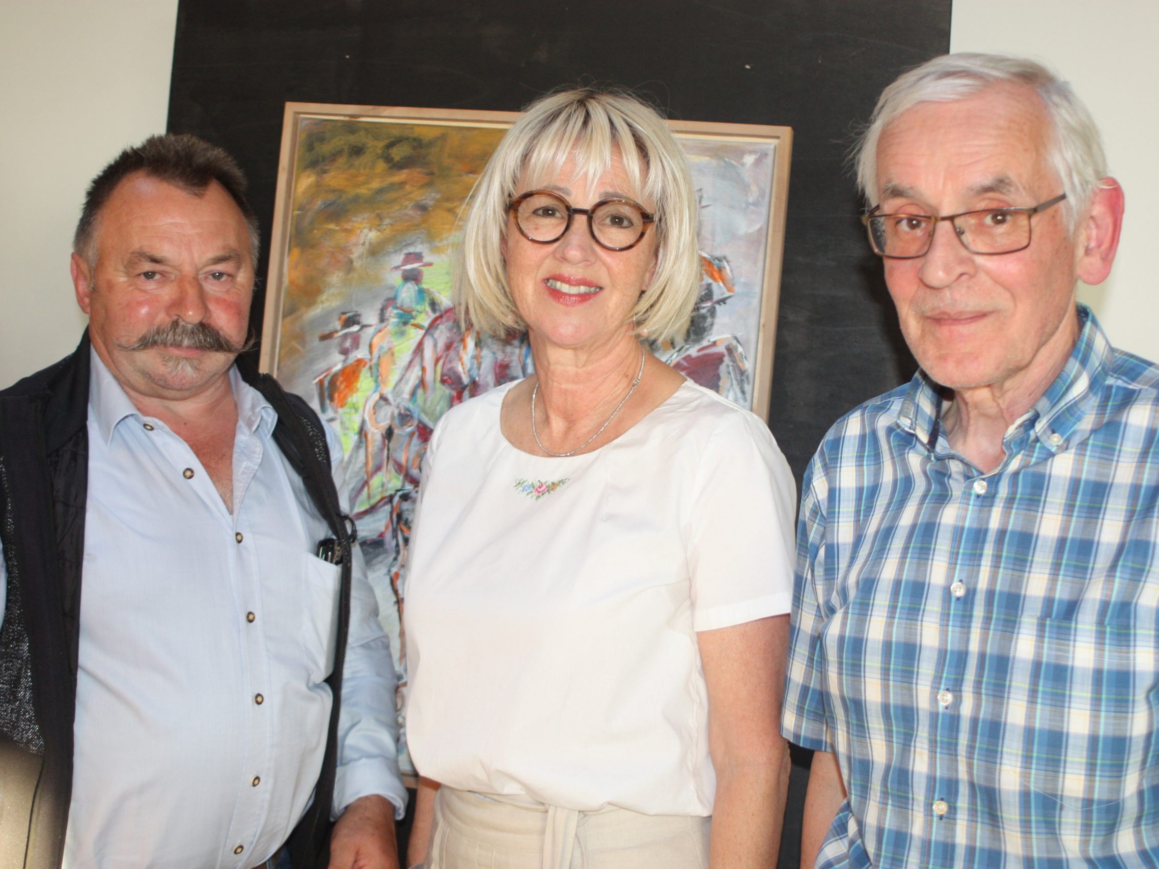 Buchautor Adam Keckeis mit Moderatorin Gabi Fleisch und Tontechniker Quadro Ernst waren hochzufrieden. Buchautor Adam Keckeis mit Moderatorin Gabi Fleisch und Tontechniker Quadro Ernst waren hochzufrieden.