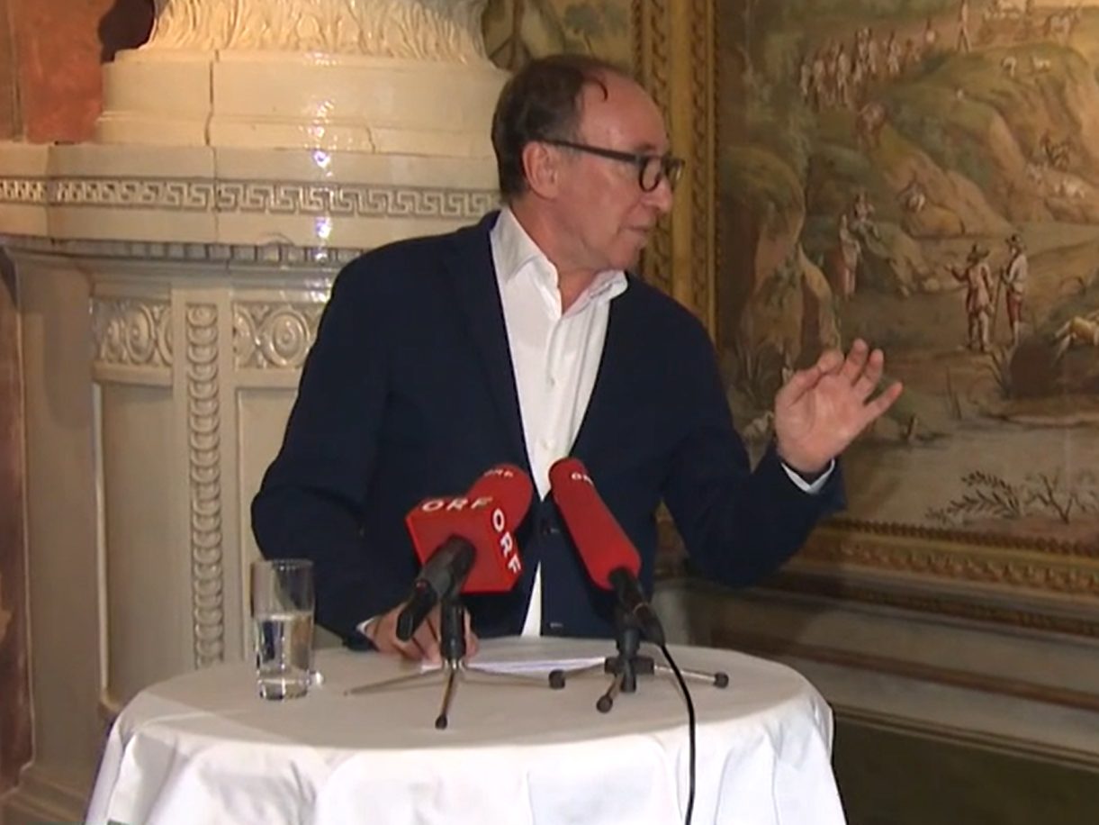 Rauch verließ die Pressekonferenz vorzeitig