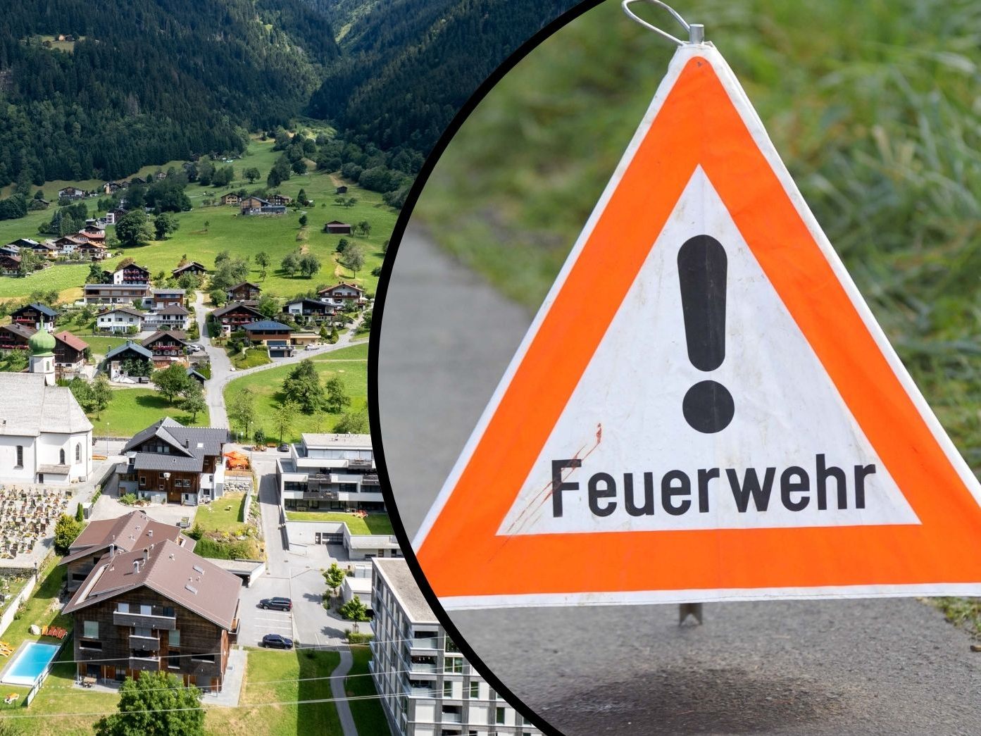 Die Feuerwehr musste am Mittwochnachmittag zu einem Einsatz in St. Gallenkirch ausrücken.