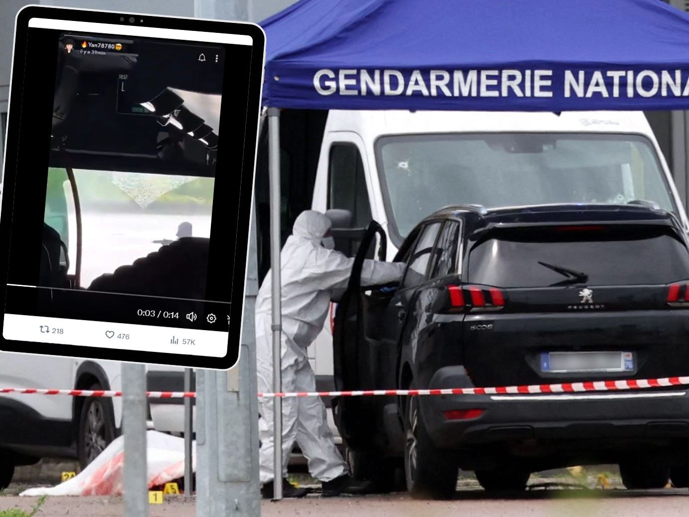 2 Tote, 3 Verletzte bei Überfall auf Gefängnistransporter 2 Tote, 3 Verletzte bei Überfall auf Gefängnistransporter