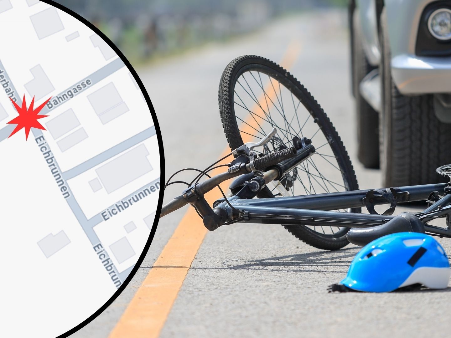 Ein Zwölfjähriger wurde bei einem Fahrradunfall verletzt.