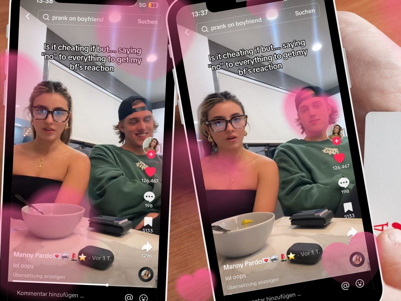 Ein TikTok-Video eines Paares sorgt derzeit für hitzige Diskussionen im Netz. Ein TikTok-Video eines Paares sorgt derzeit für hitzige Diskussionen im Netz.