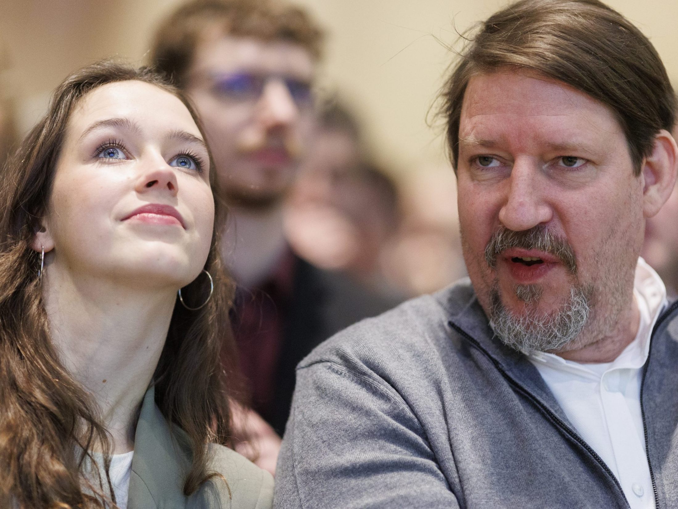 Er stehe "selbstverständlich" als Delegationsleiter zu Verfügung, meint Thomas Waitz (r. im Bild mit Lena Schilling).