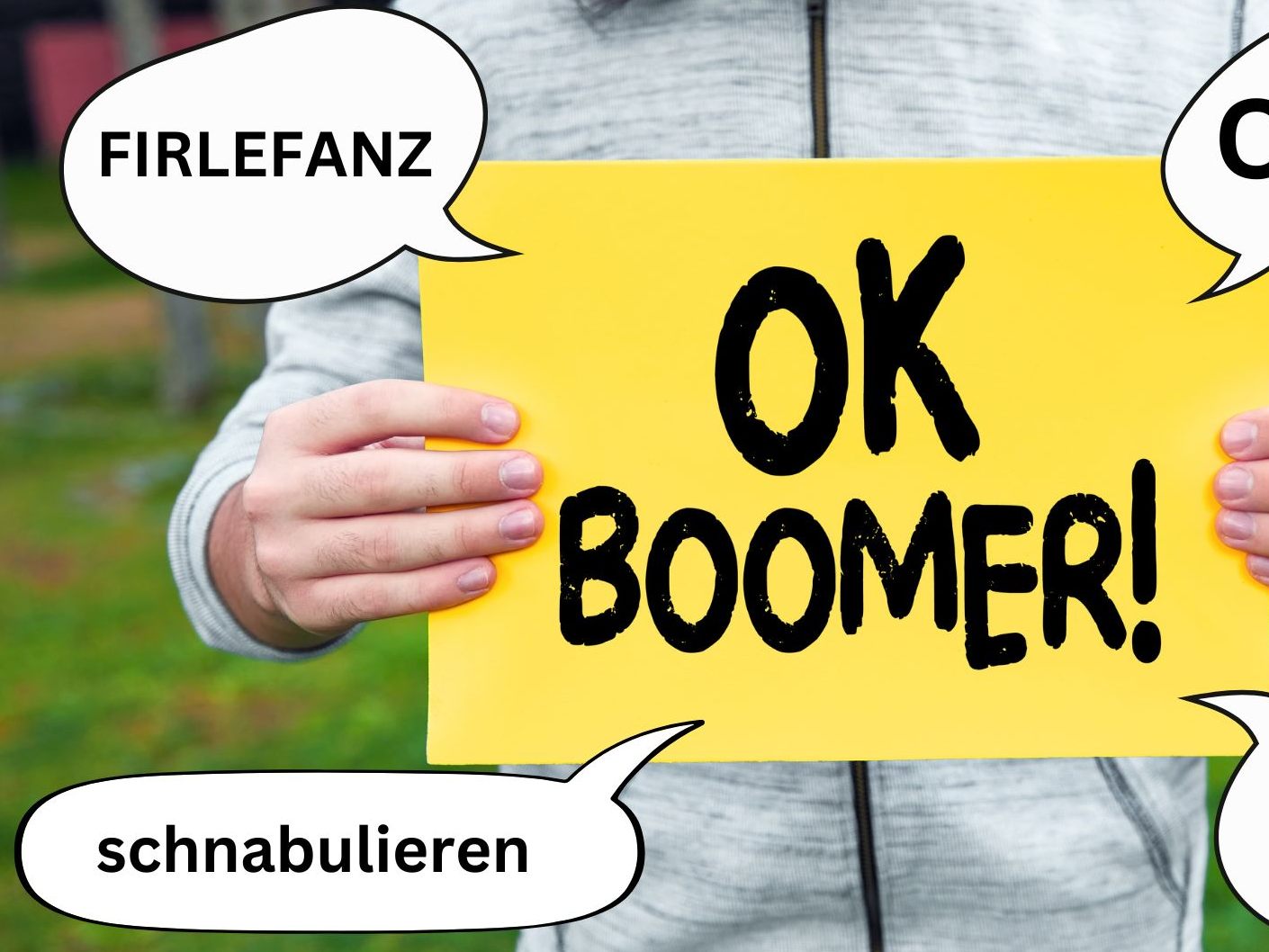 Gesucht wurde das "Boomerwort des Jahres 2024".