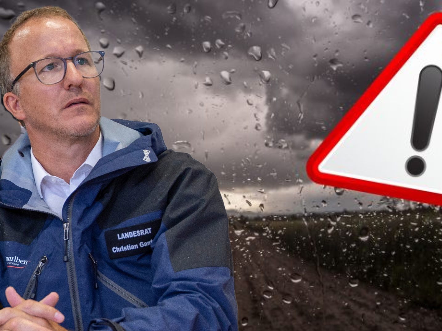 Die Einsatzkräfte stehen bereit, die Lage wird laufend beobachtet, informiert LR Christian Gantner.