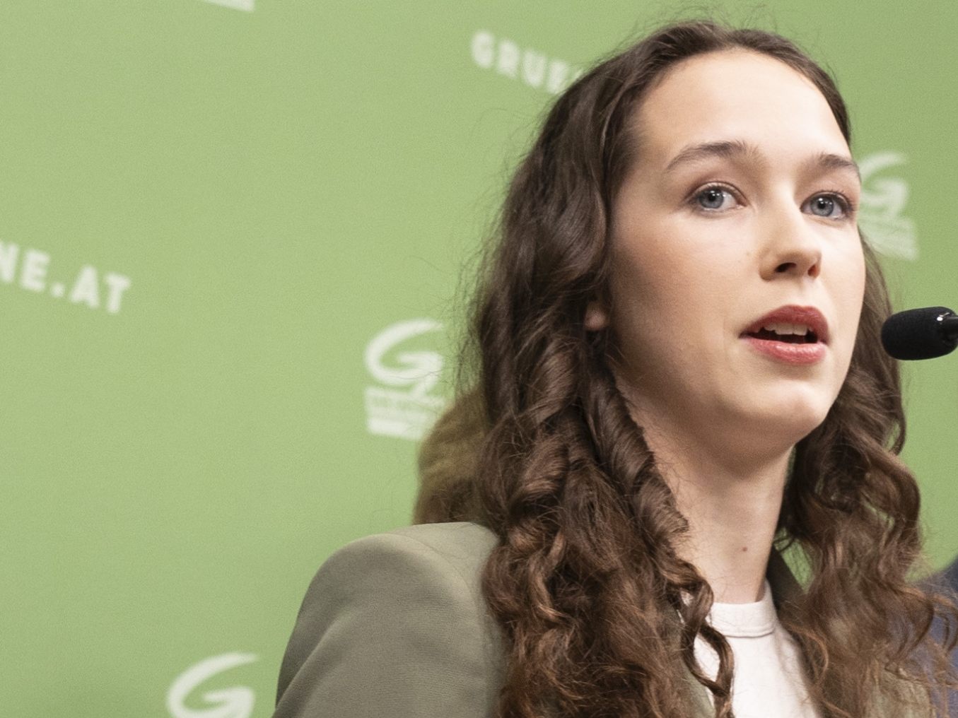Die grüne EU-Spitzenkandidatin Lena Schilling. Die grüne EU-Spitzenkandidatin Lena Schilling.