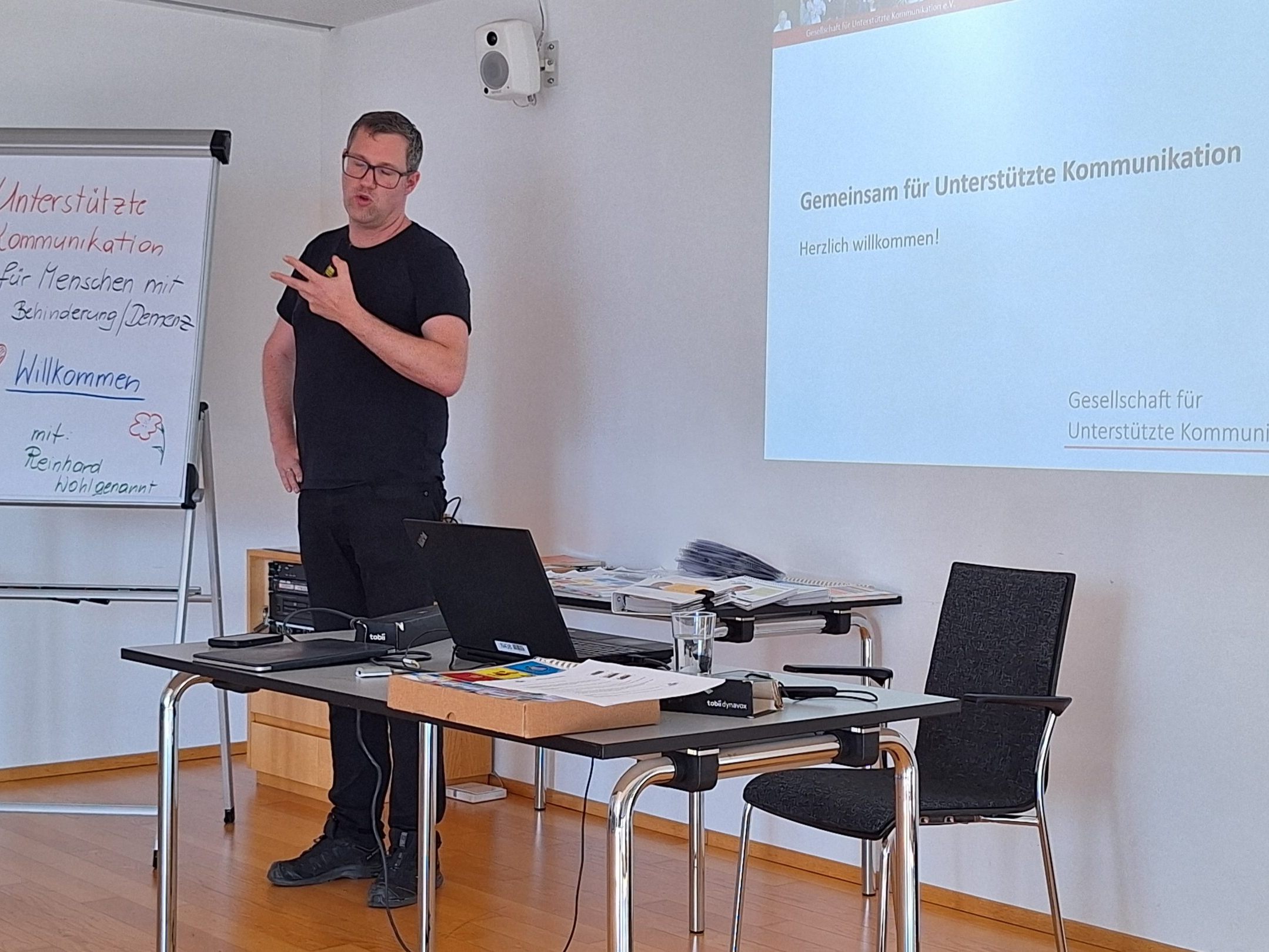 Reinhard Wohlgenannt in Aktion. Reinhard Wohlgenannt in Aktion.